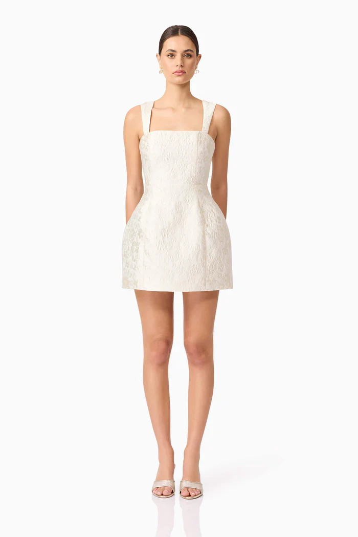 Galadirel Mini Dress in White