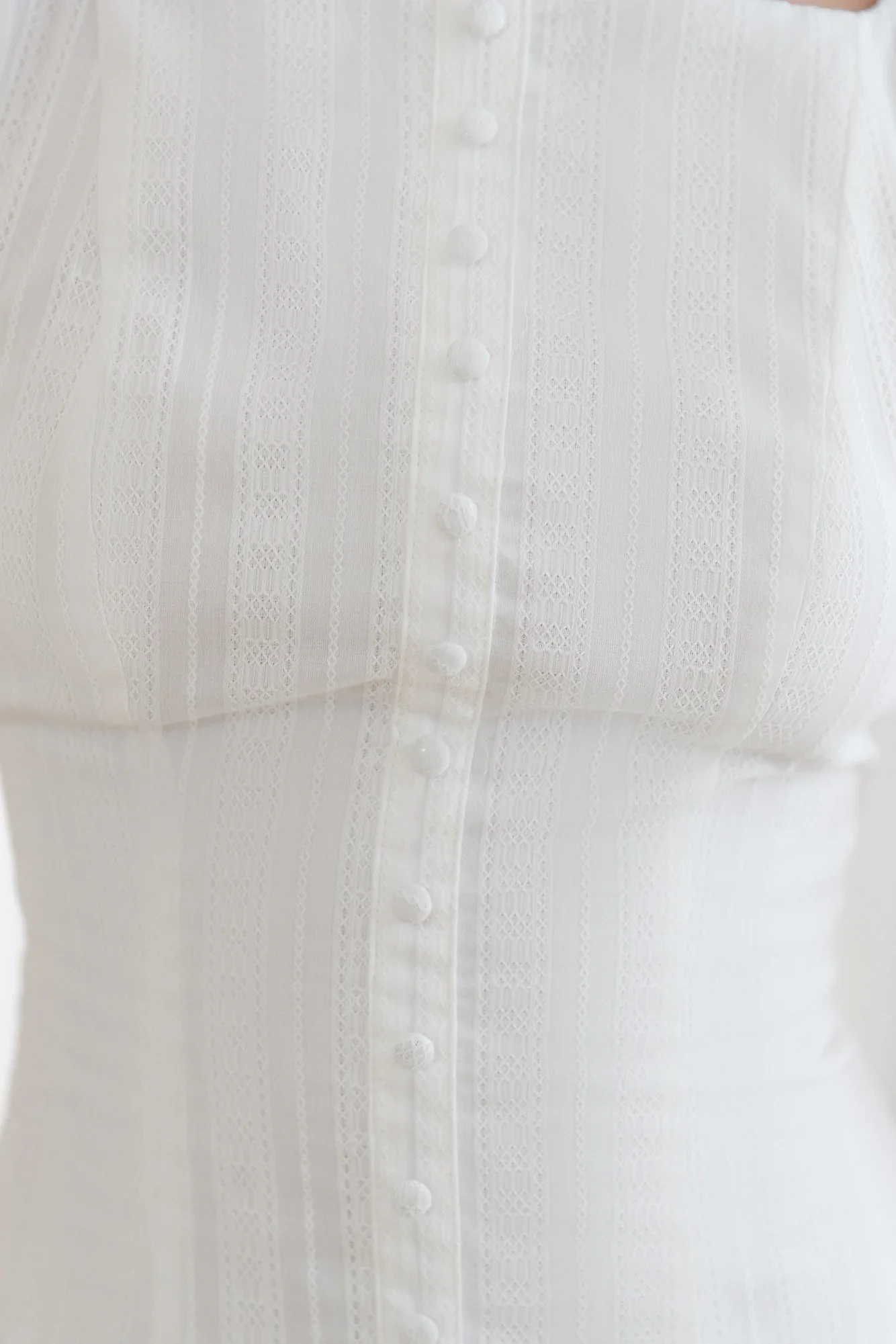 Dainty Style Mini Dress White