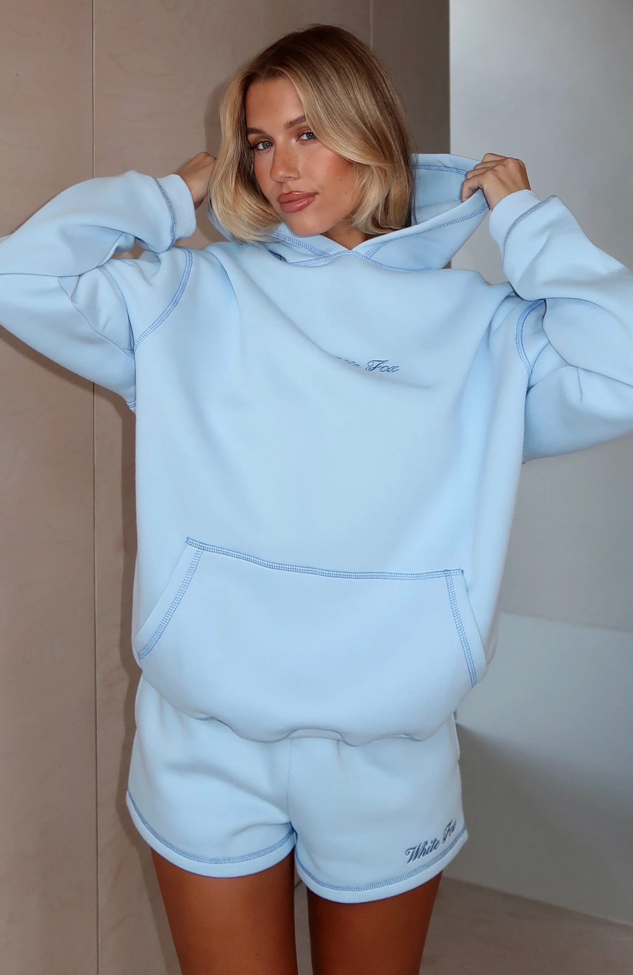 Instant Attraction Lounge Shorts Baby Blue