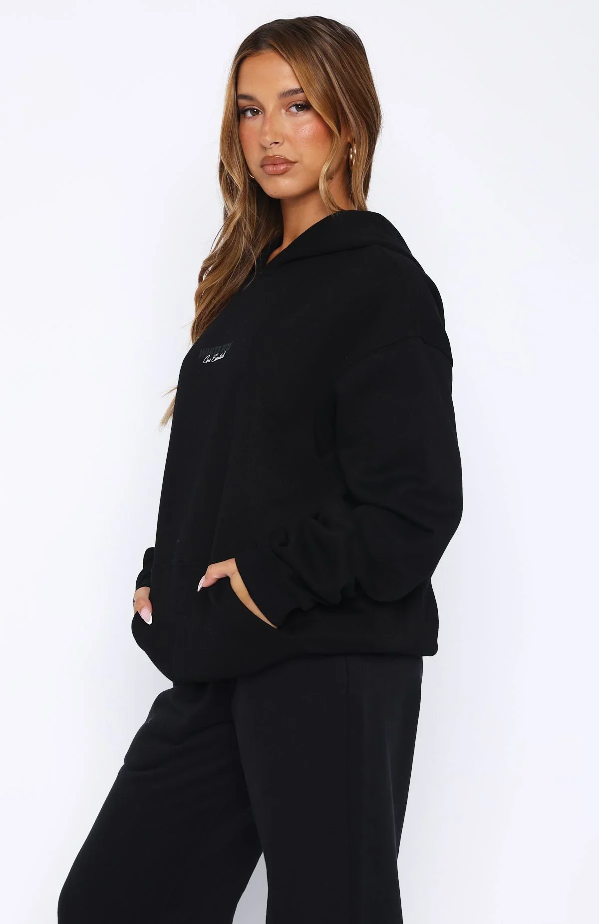 Core Essentials Oversized Hoodie Black