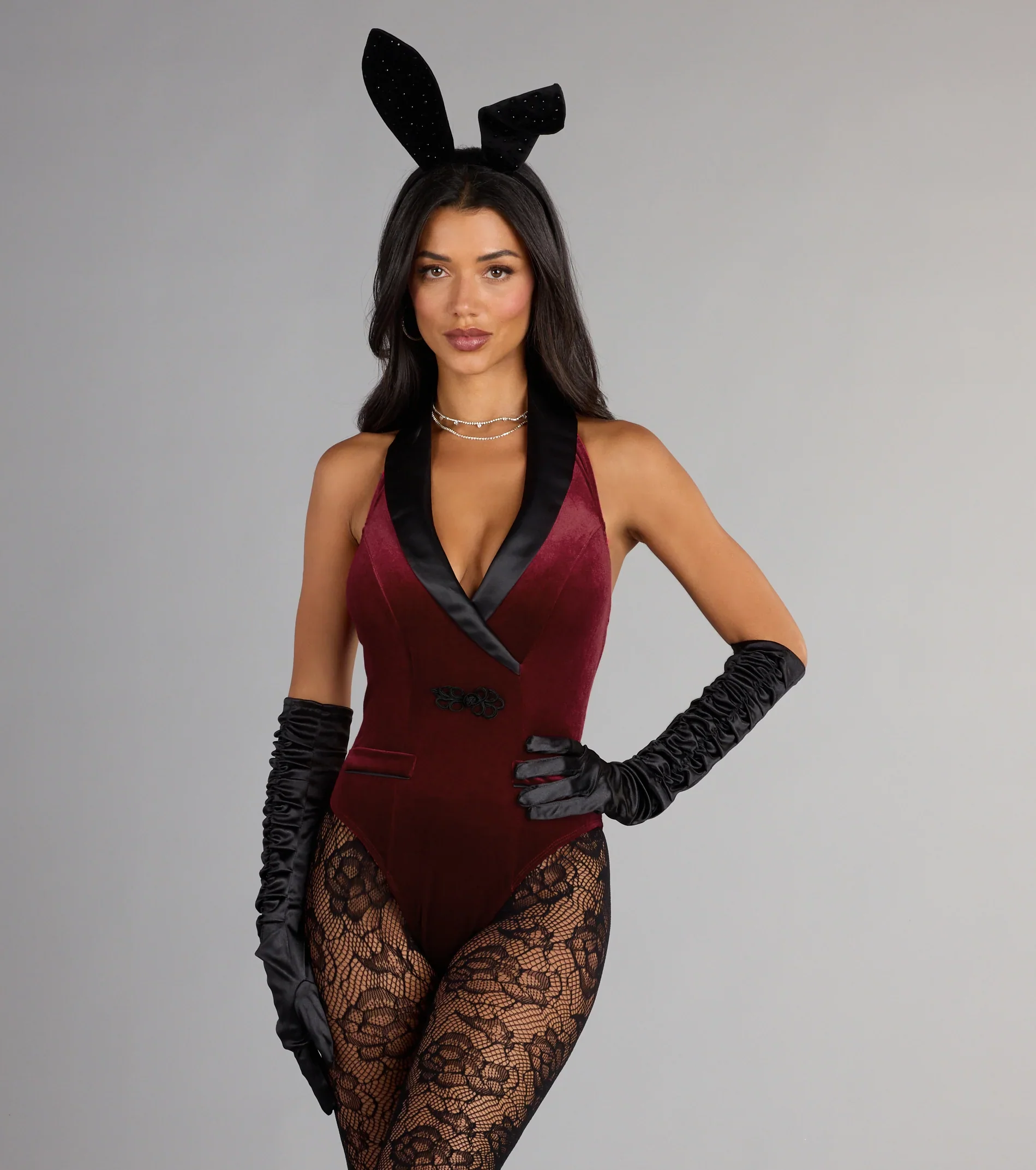 Velvet After Dark Bunny Bodysuit