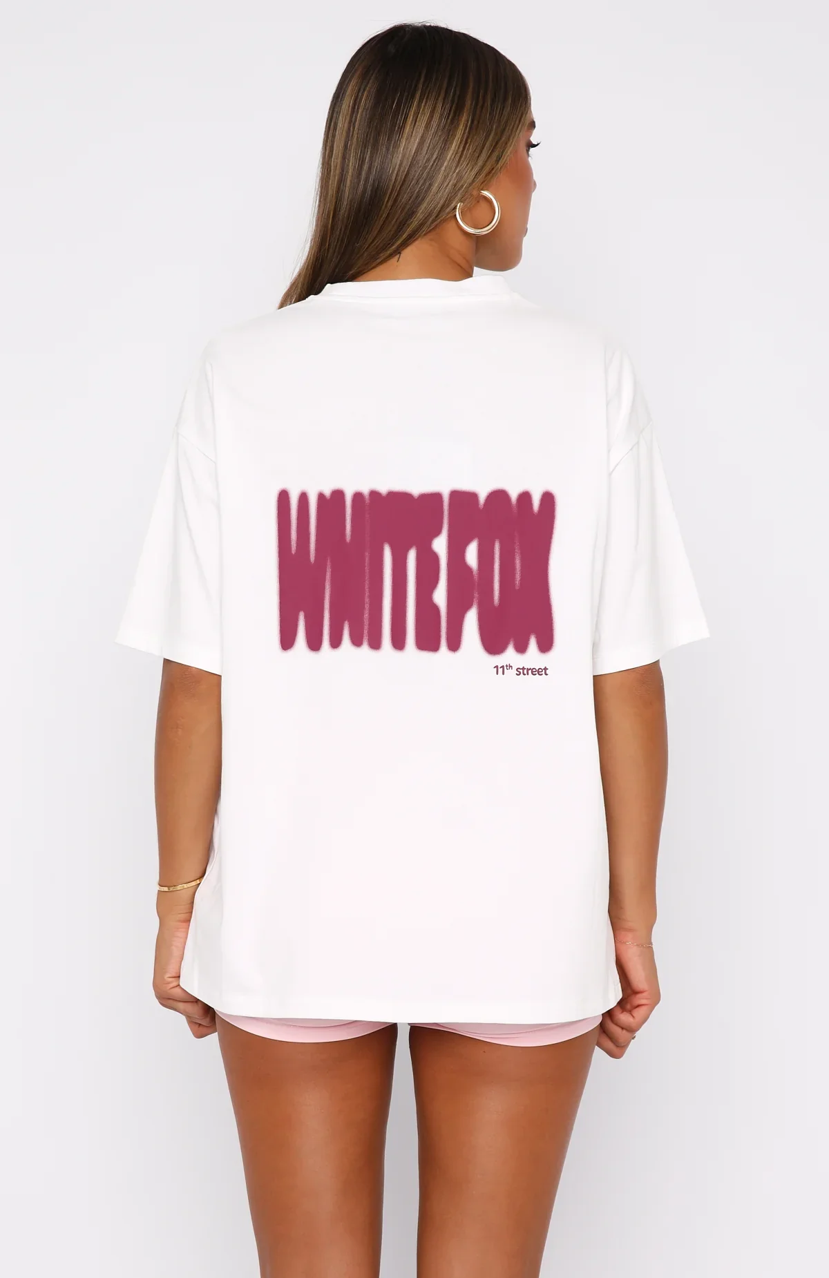 11th Street New York Or Nowhere Oversized Tee Berry Blast