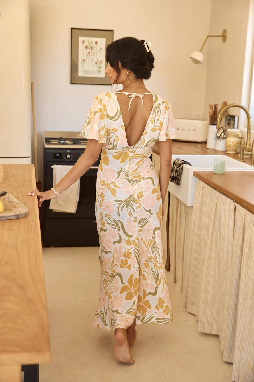 Lights On Midi Dress Multi