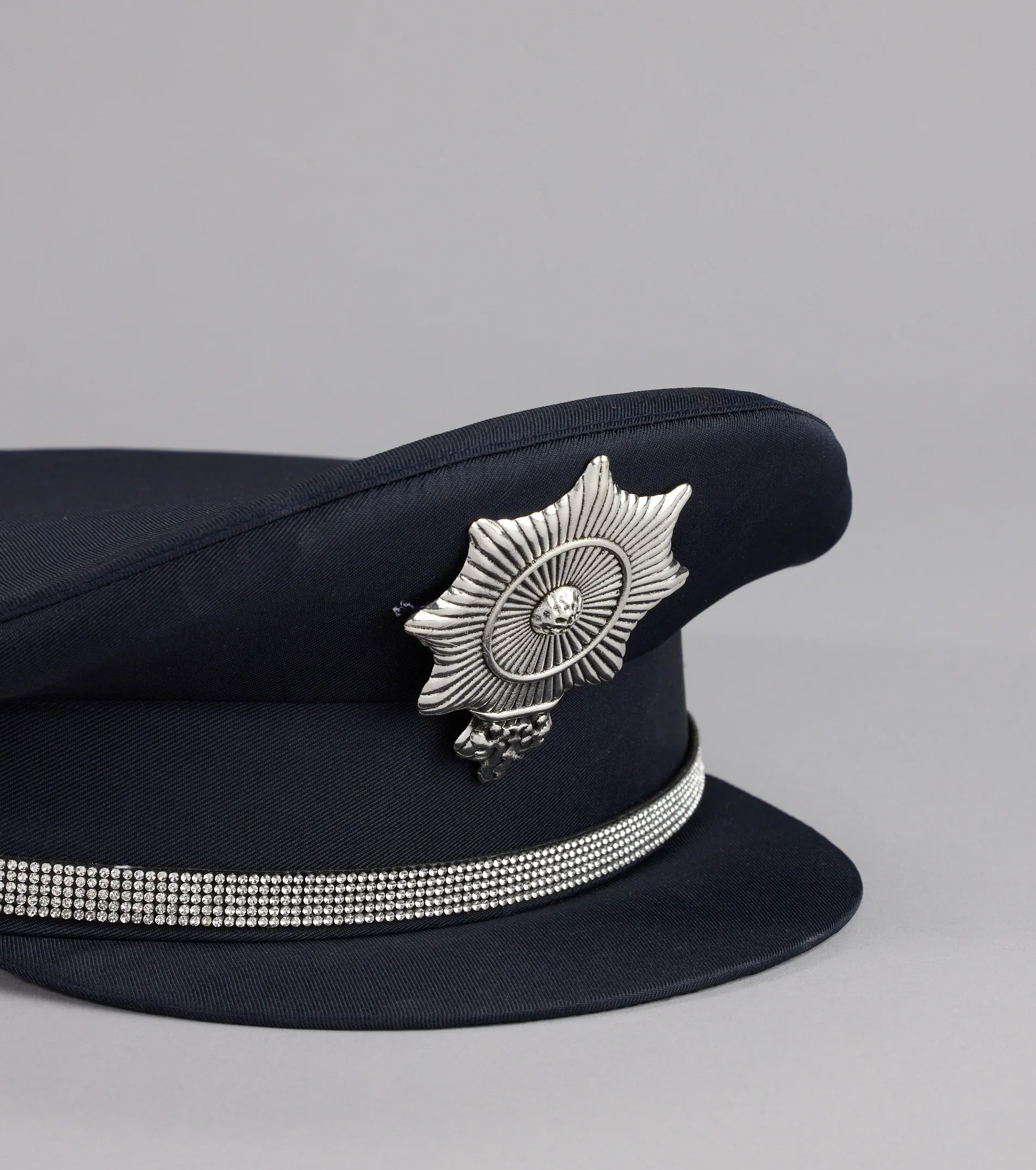 Officer Glam Rhinestone Police Hat