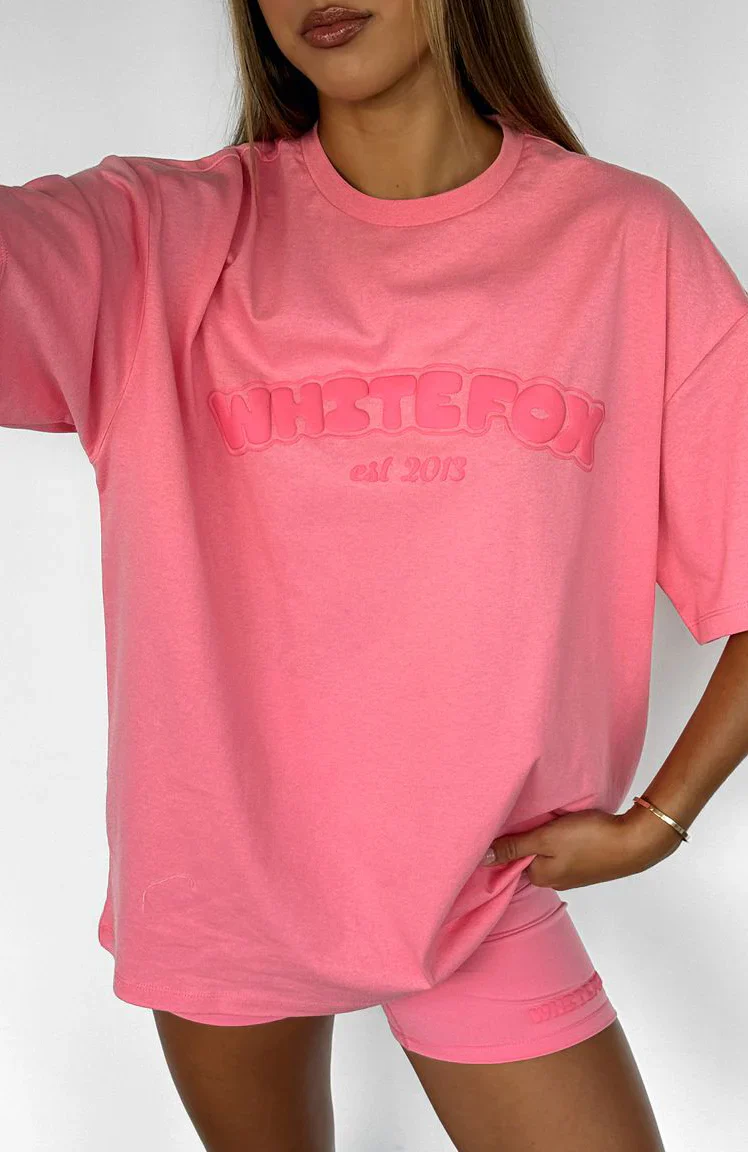 Don't Even Try Oversized Tee Melon