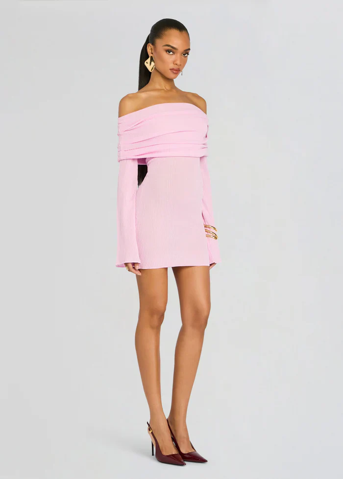 Galli Rib Knit Mini Dress