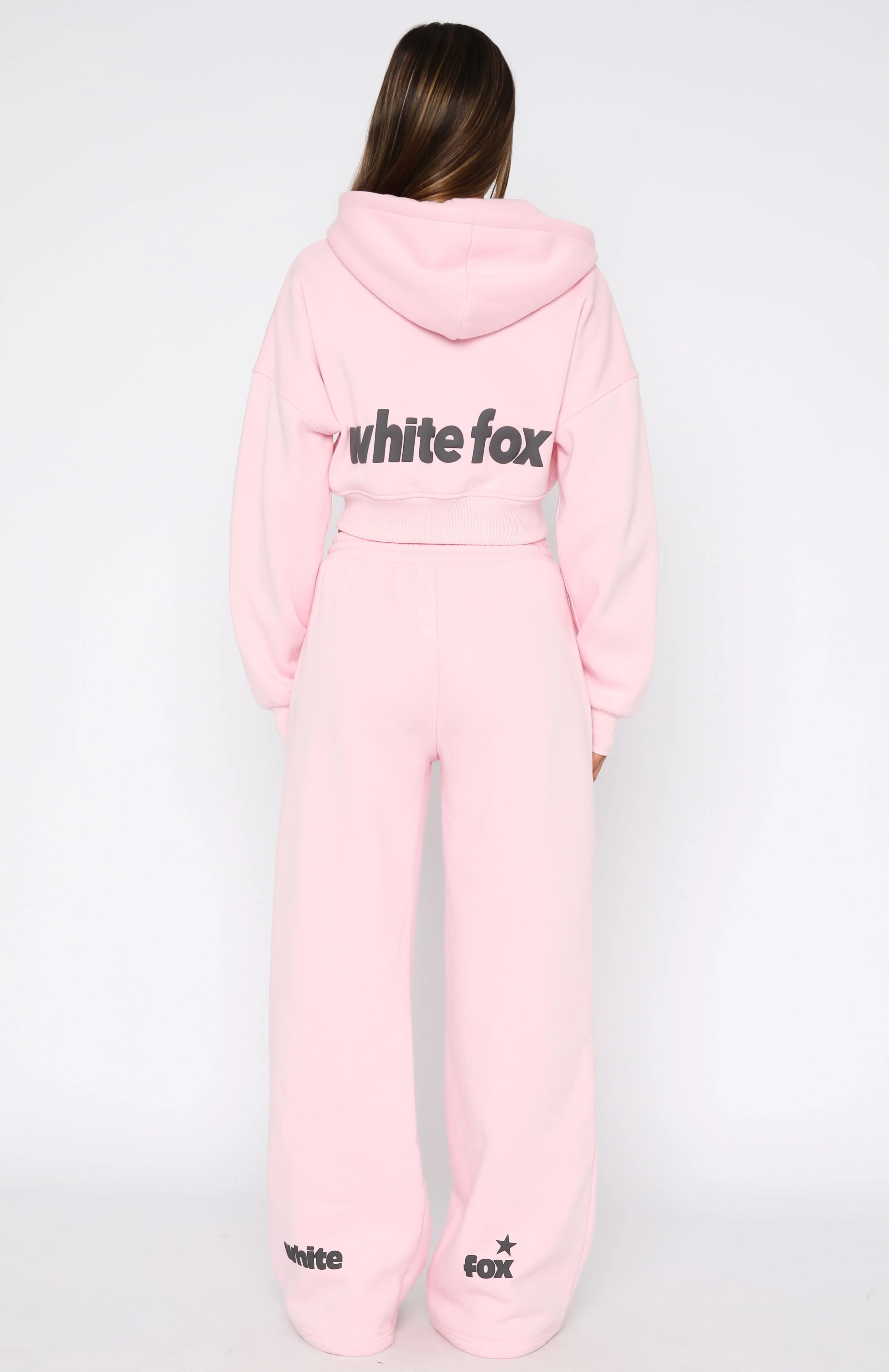 From The Archives Charli Wide Leg Sweatpants Pink