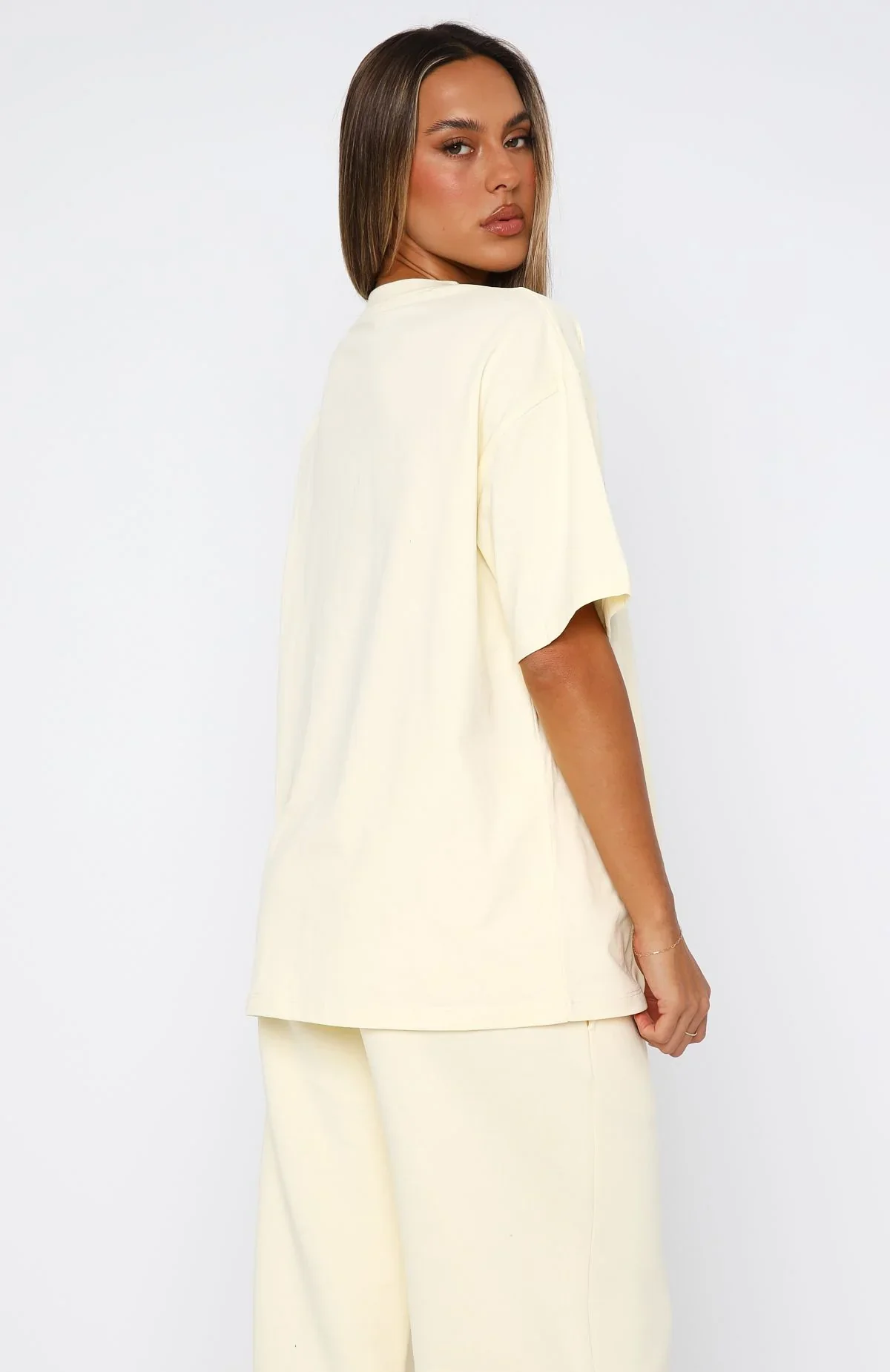 From The Archives Maya Oversized Tee Lemon
