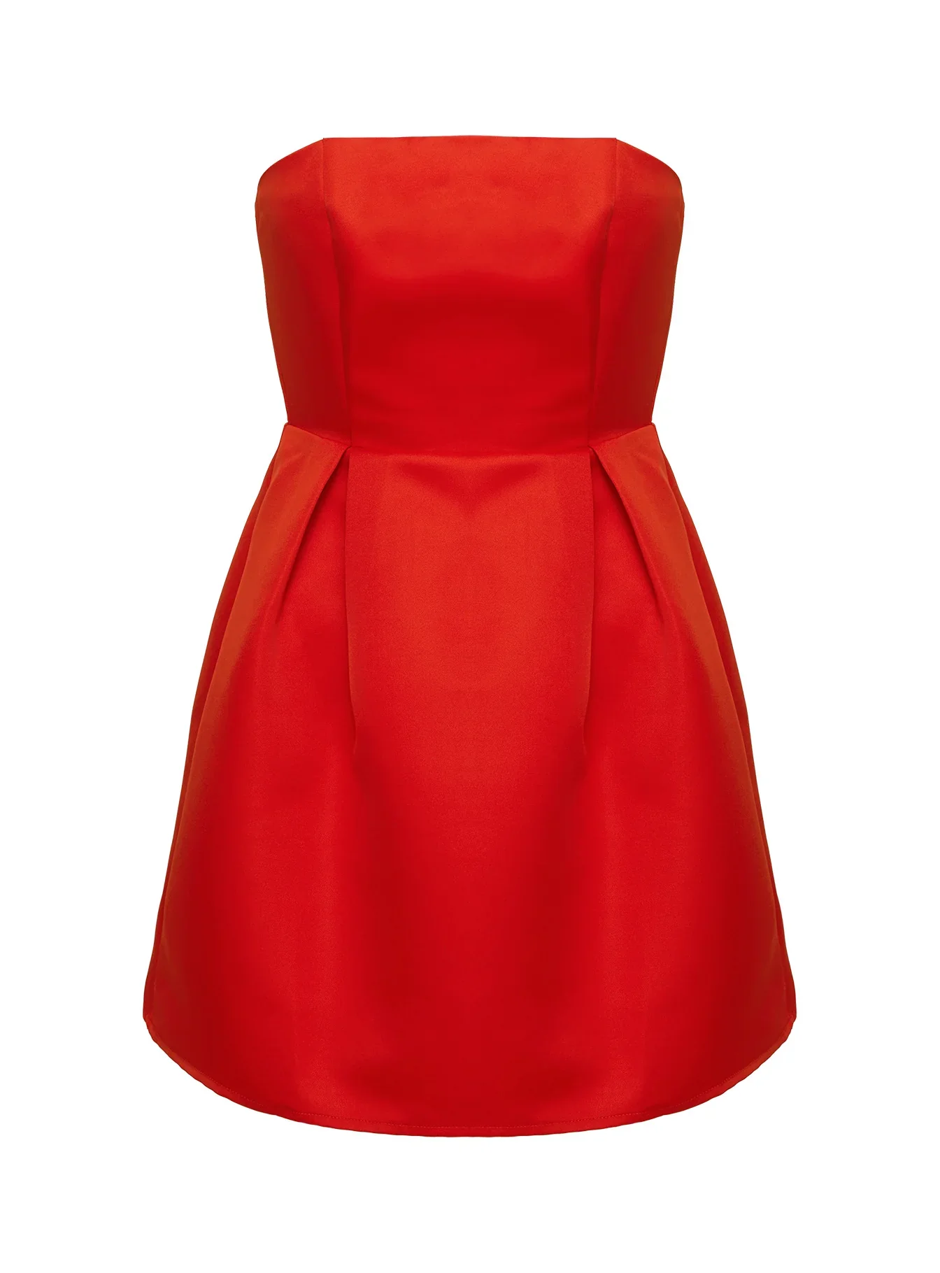 Spader Corset Mini Dress Red