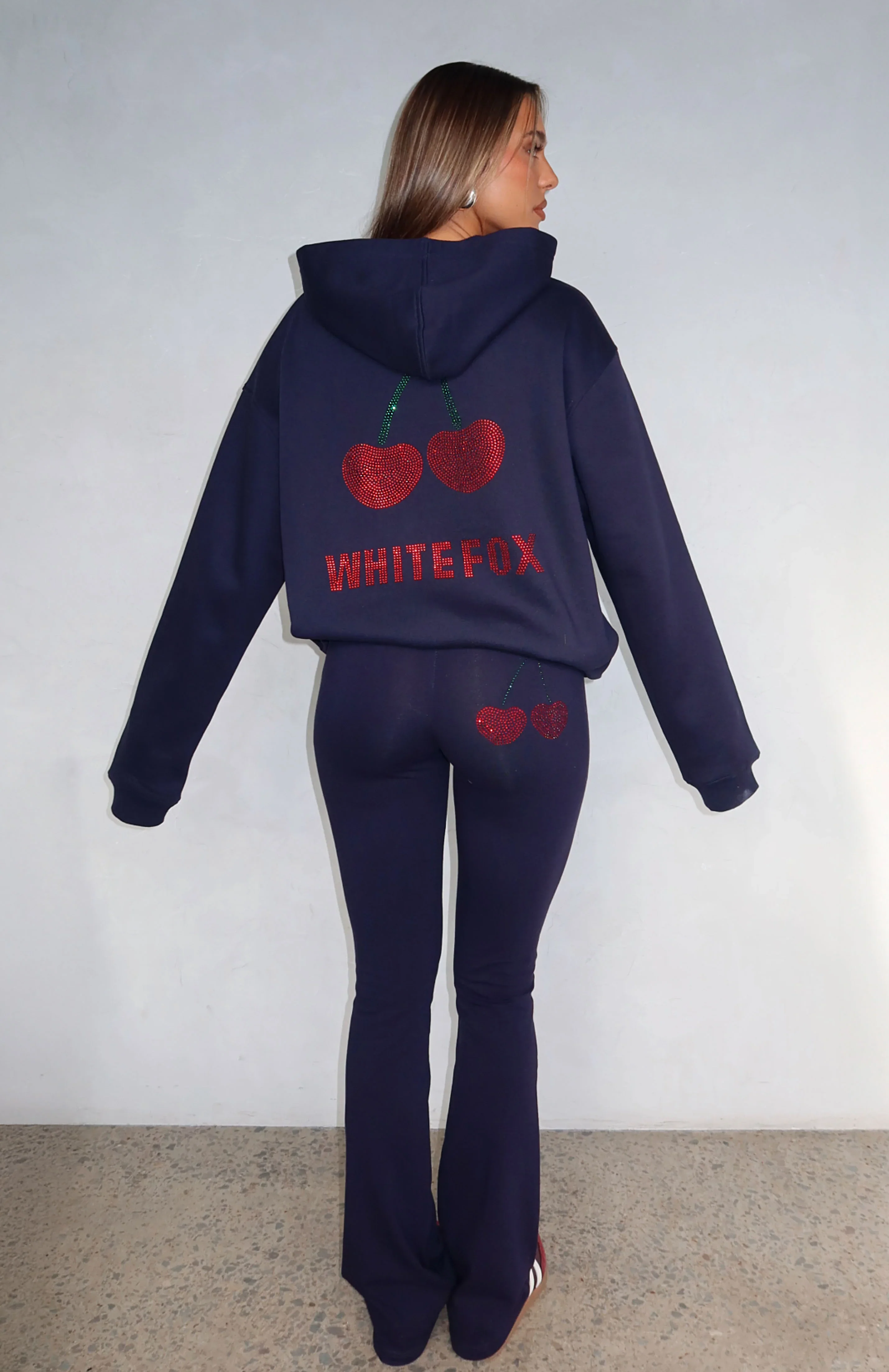 Made With Love Flare Pants Navy