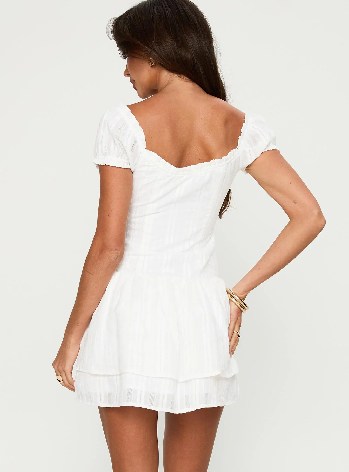 Bluegrove Mini Dress White