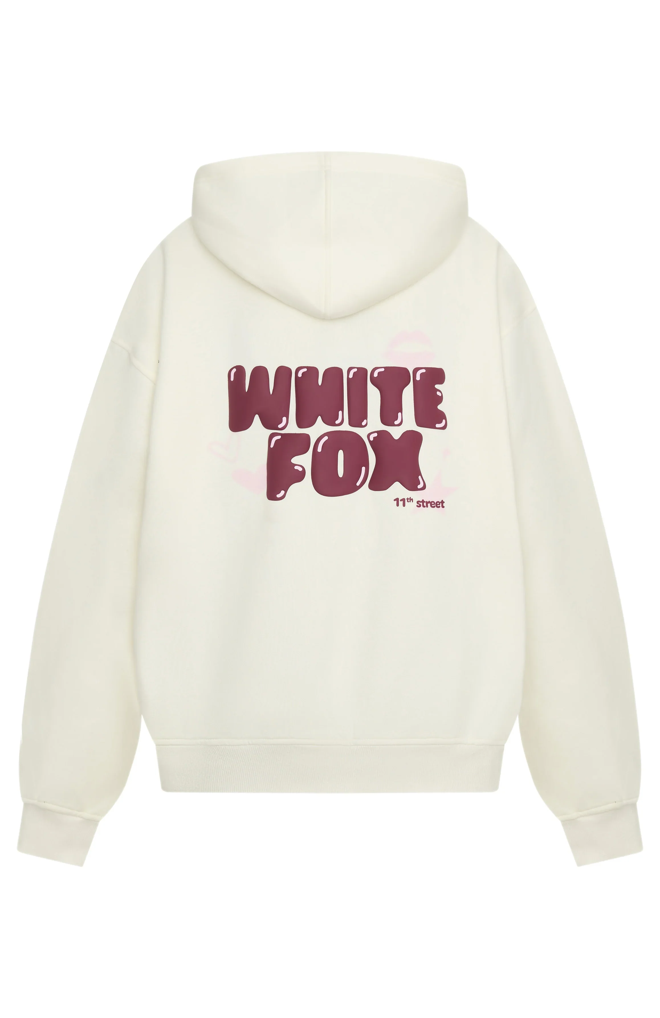 11th Street Sweet Kisses Oversized Hoodie Cake Batter