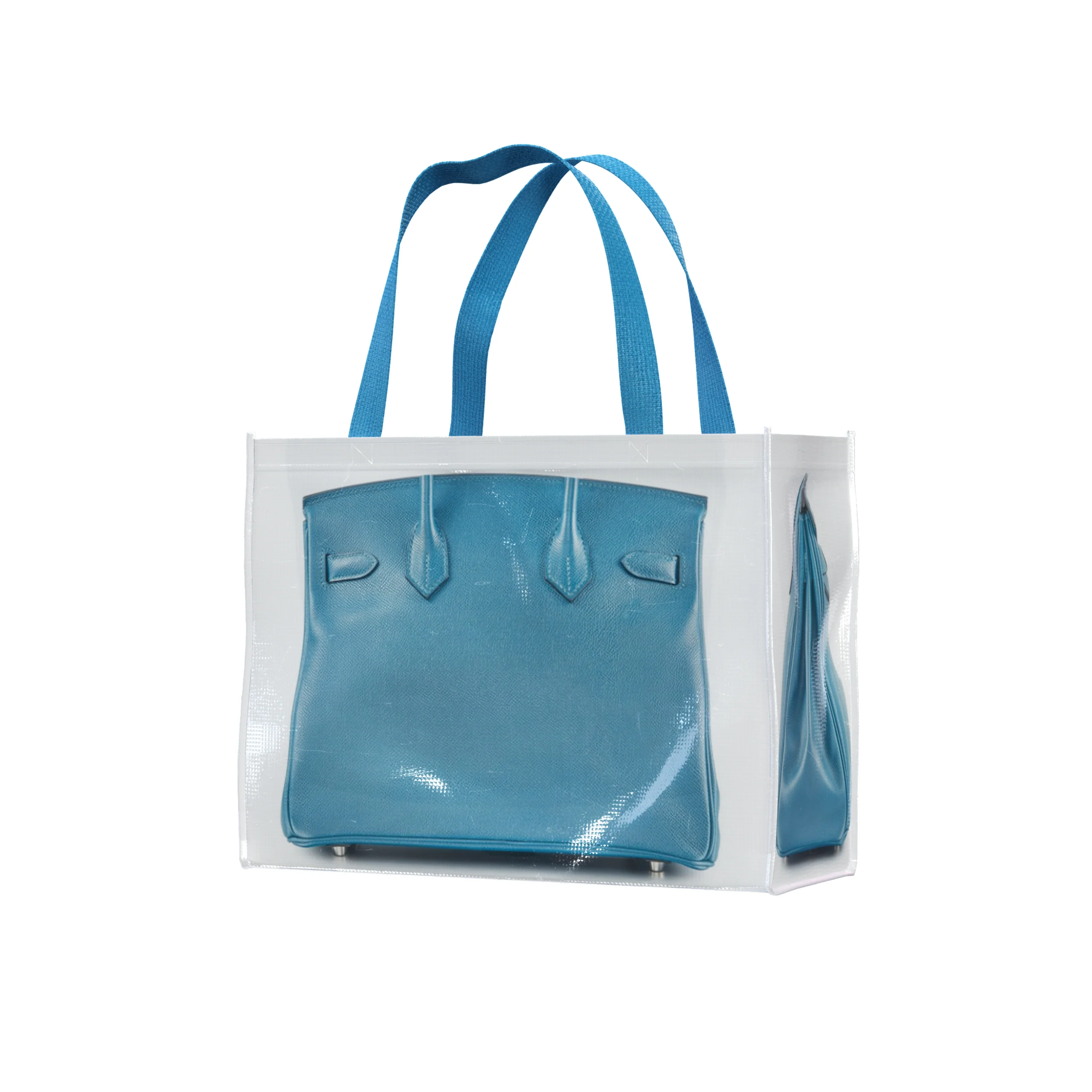 Grocery Bags Creative Parody Platinum Bag Print Woven Bag Full Take Down Birkin Fitness Casual Bag