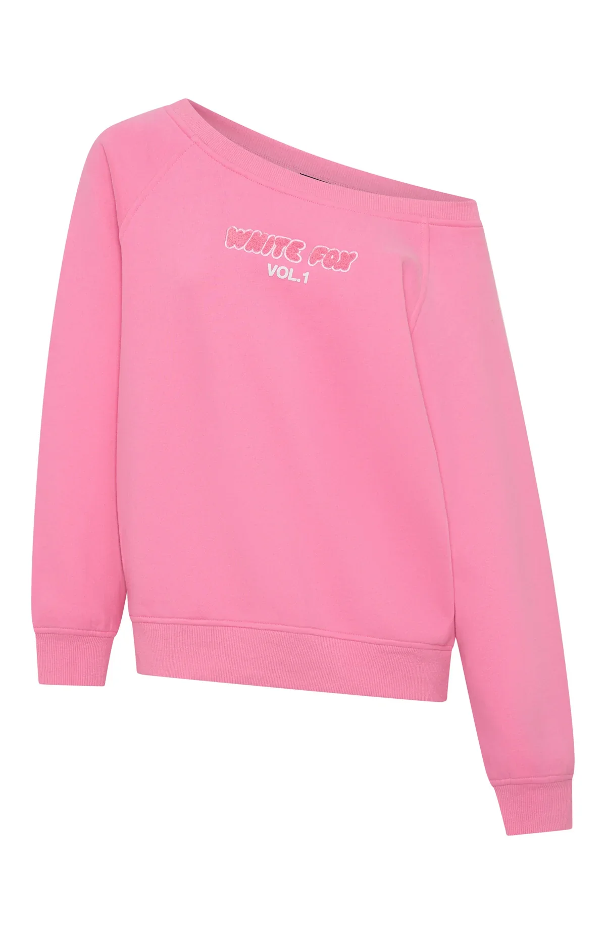 Vol. 1 Off Shoulder Sweater Bubblegum