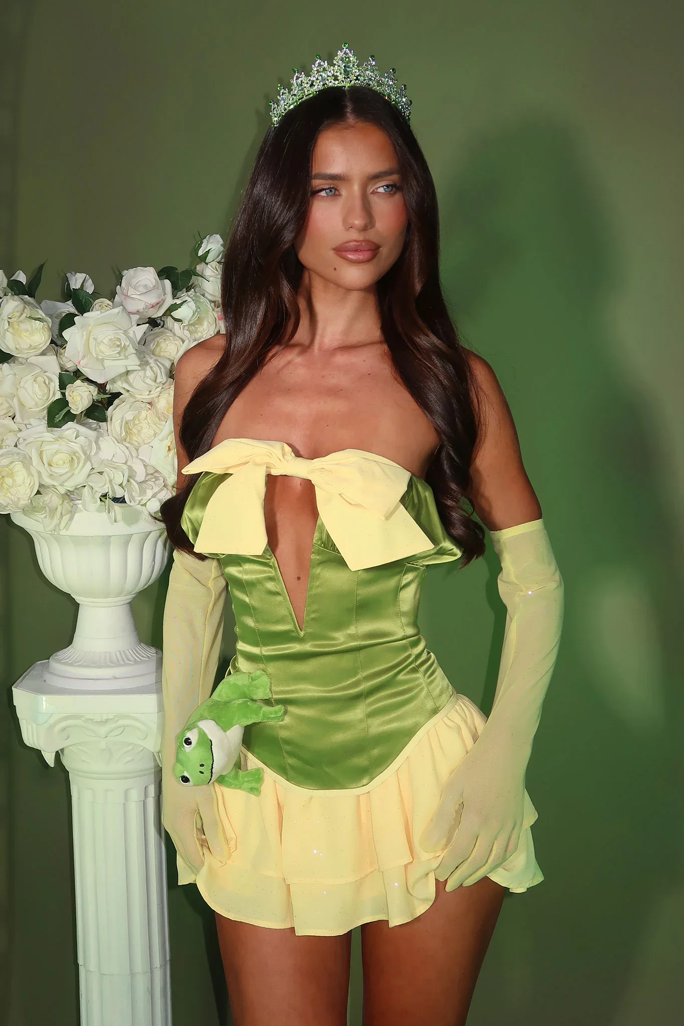 Kiss The Frog 3 Piece Set - Green/Yellow