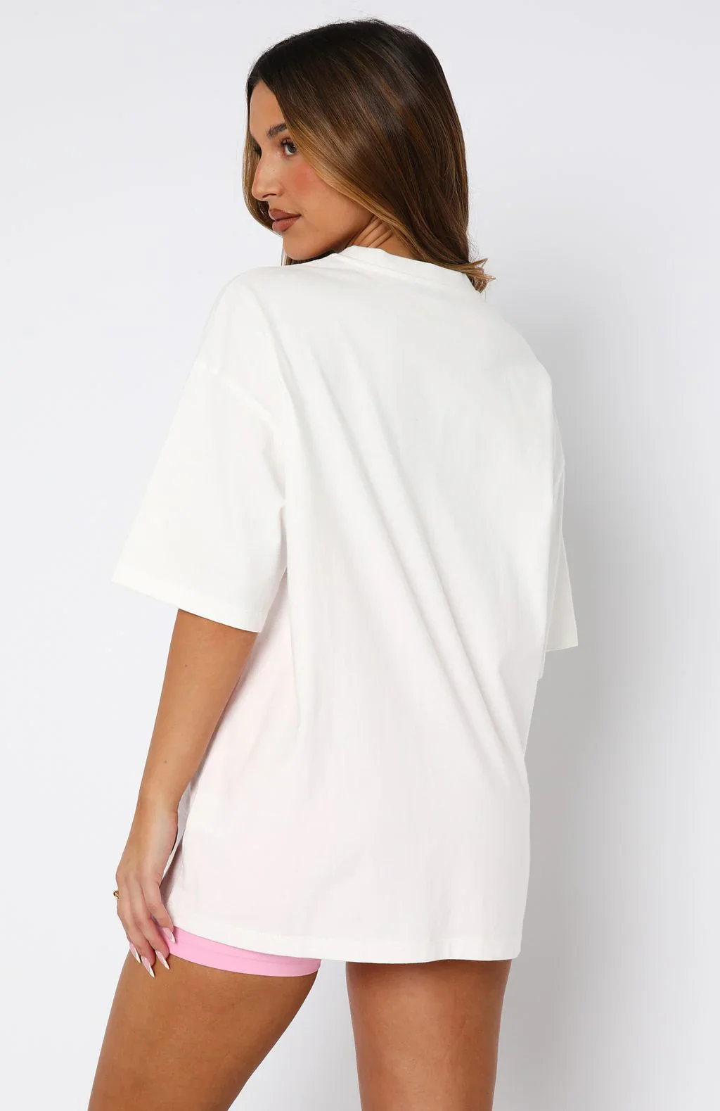 Protecting What's Mine Oversized Tee White