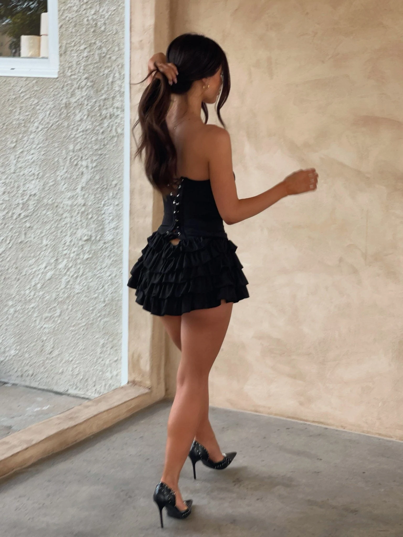 PIPPA MINI DRESS BLACK