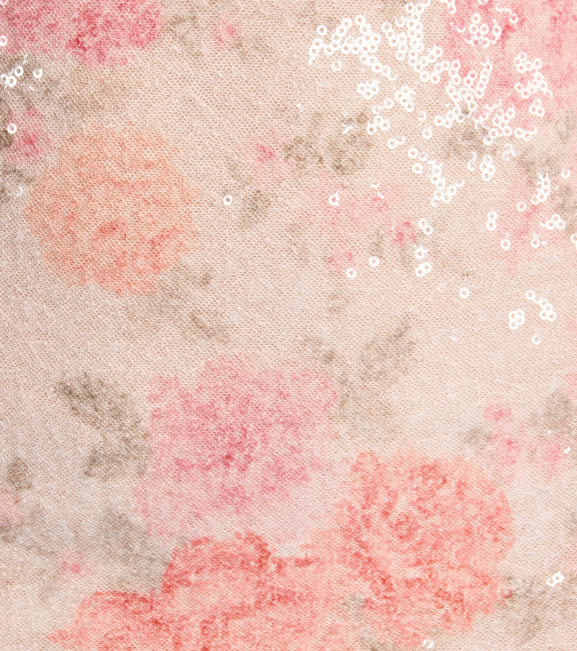 Nadene Floral Sequin Lace-Up Mini Dress