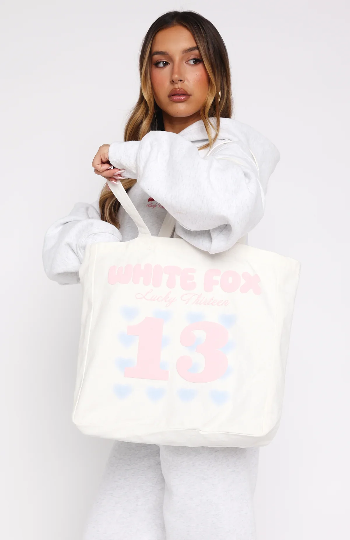 Lucky Thirteen Charise Tote Bag Off White
