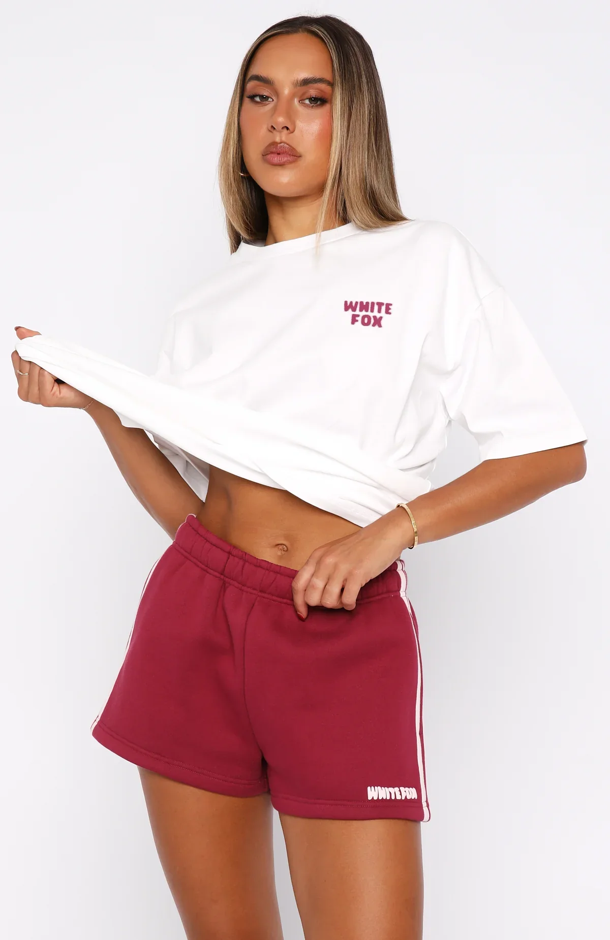 11th Street Out & About Lounge Shorts Raspberry Jelly