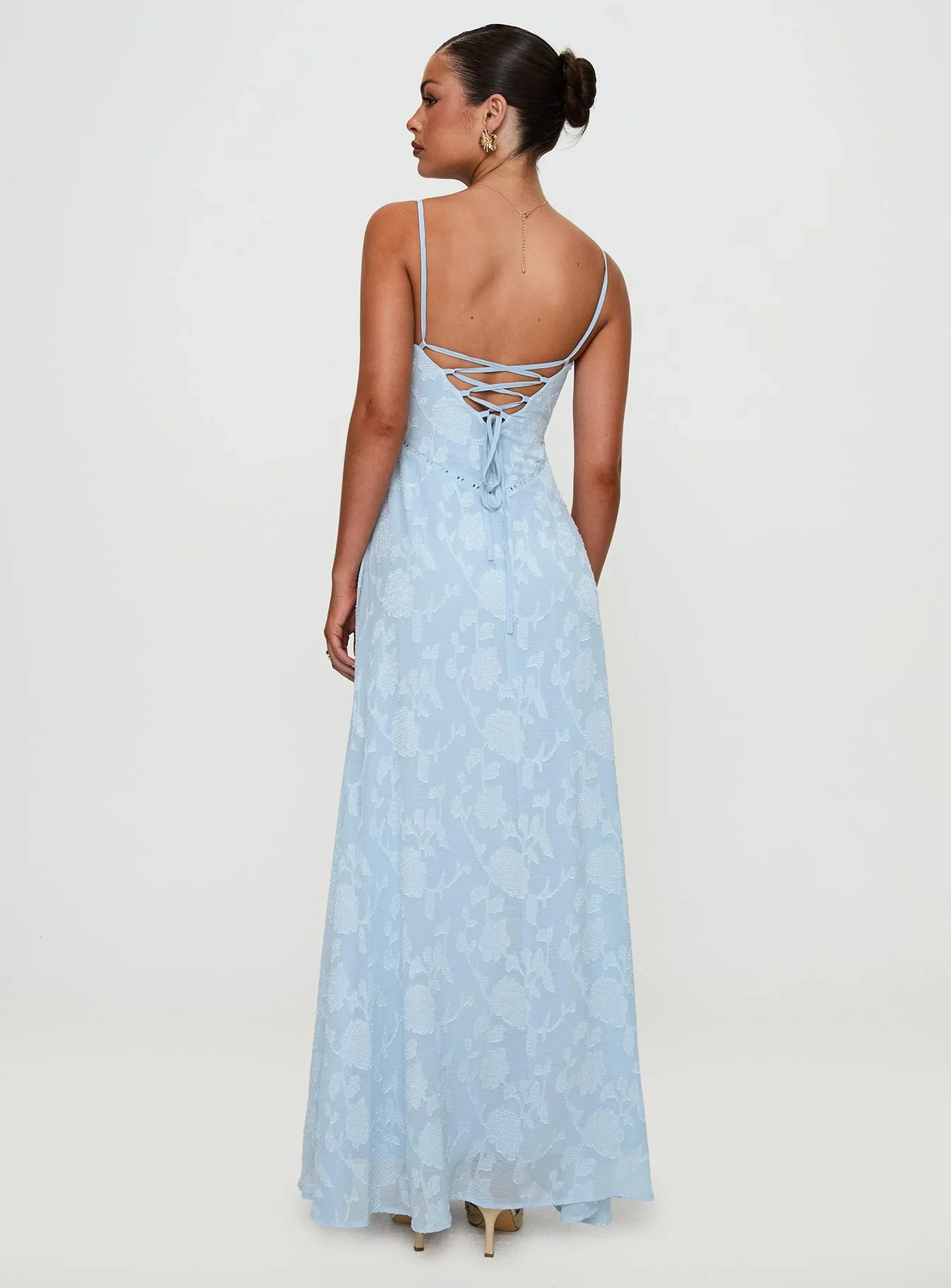 South Of France Maxi Dress Blue Petite