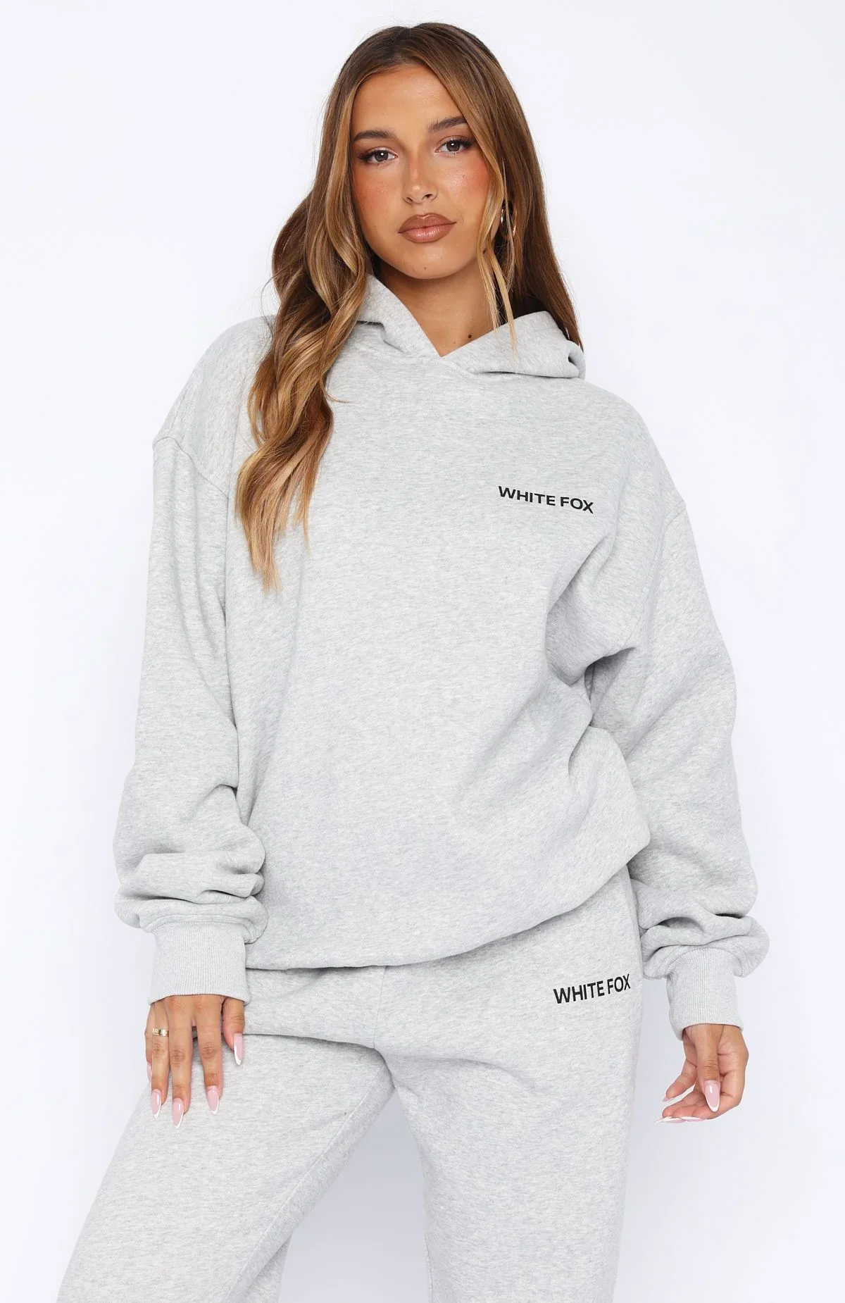 Core Classic Oversized Hoodie Dark Grey Marle