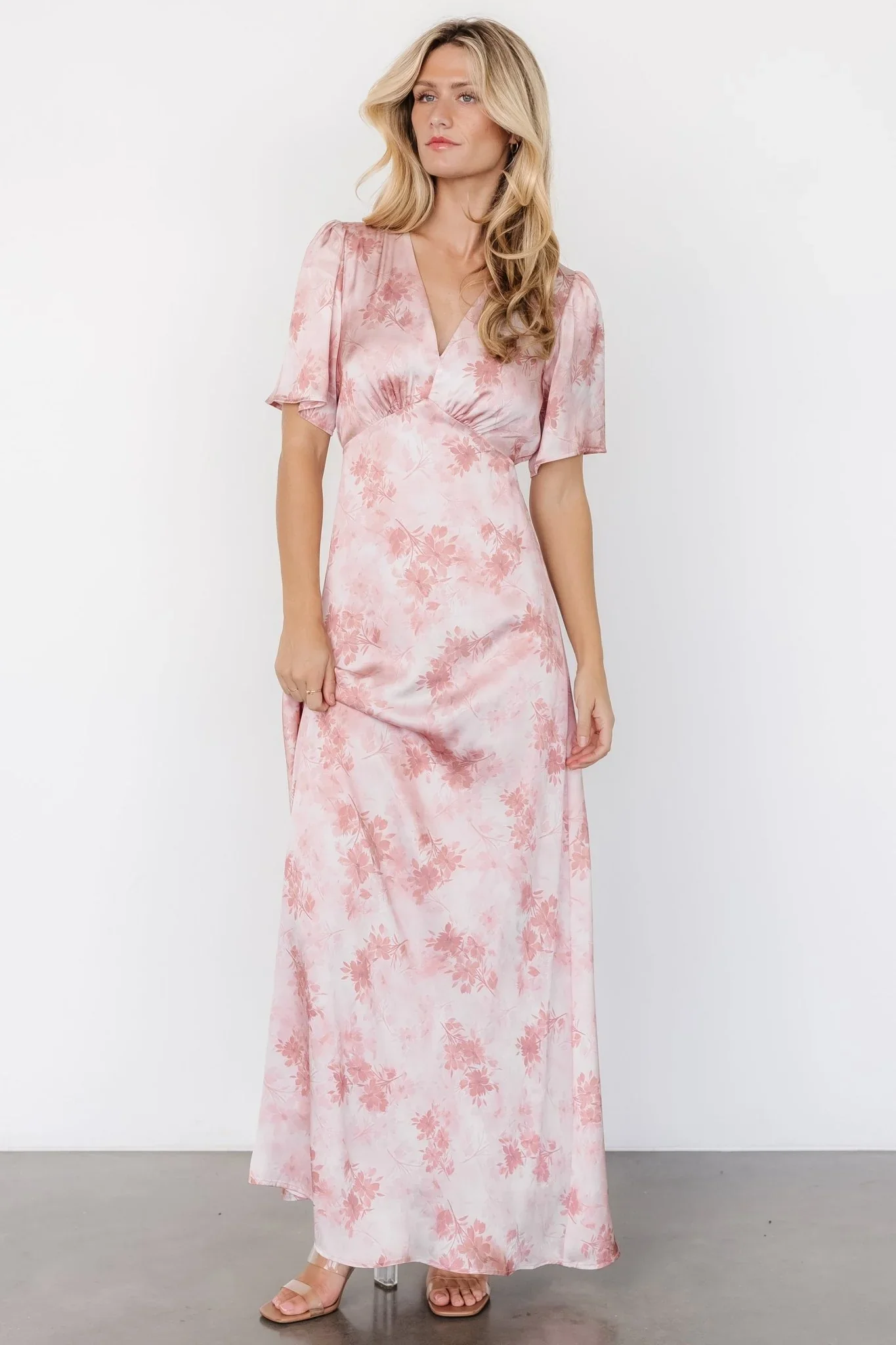 Carmen Maxi Dress | Blush Floral