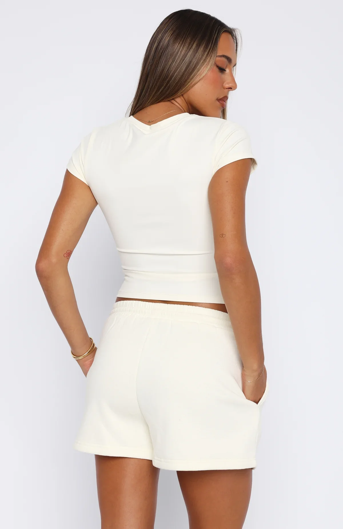 11th Street Sweet Kisses Lounge Shorts Cake Batter