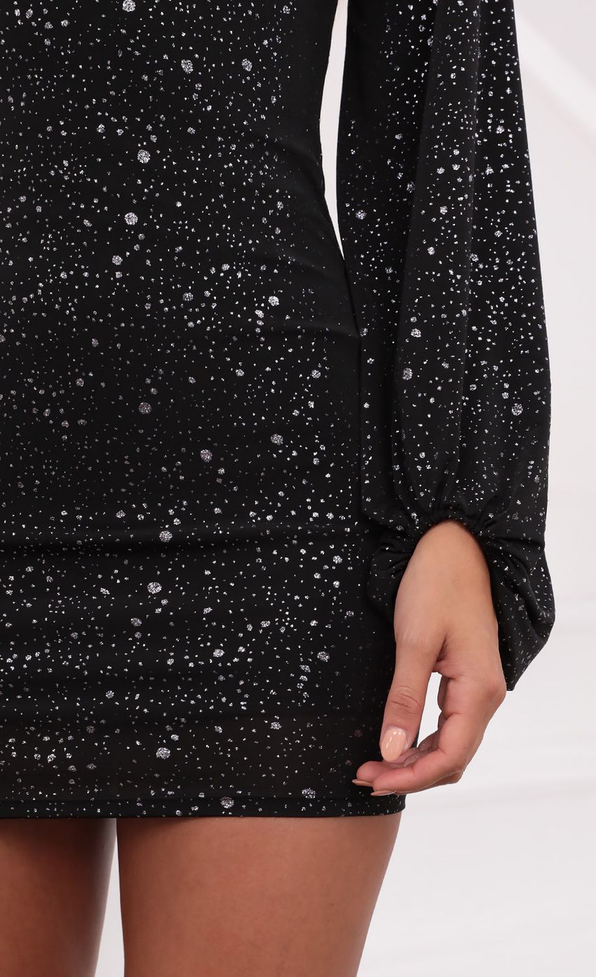 Dress in Black Sparkle