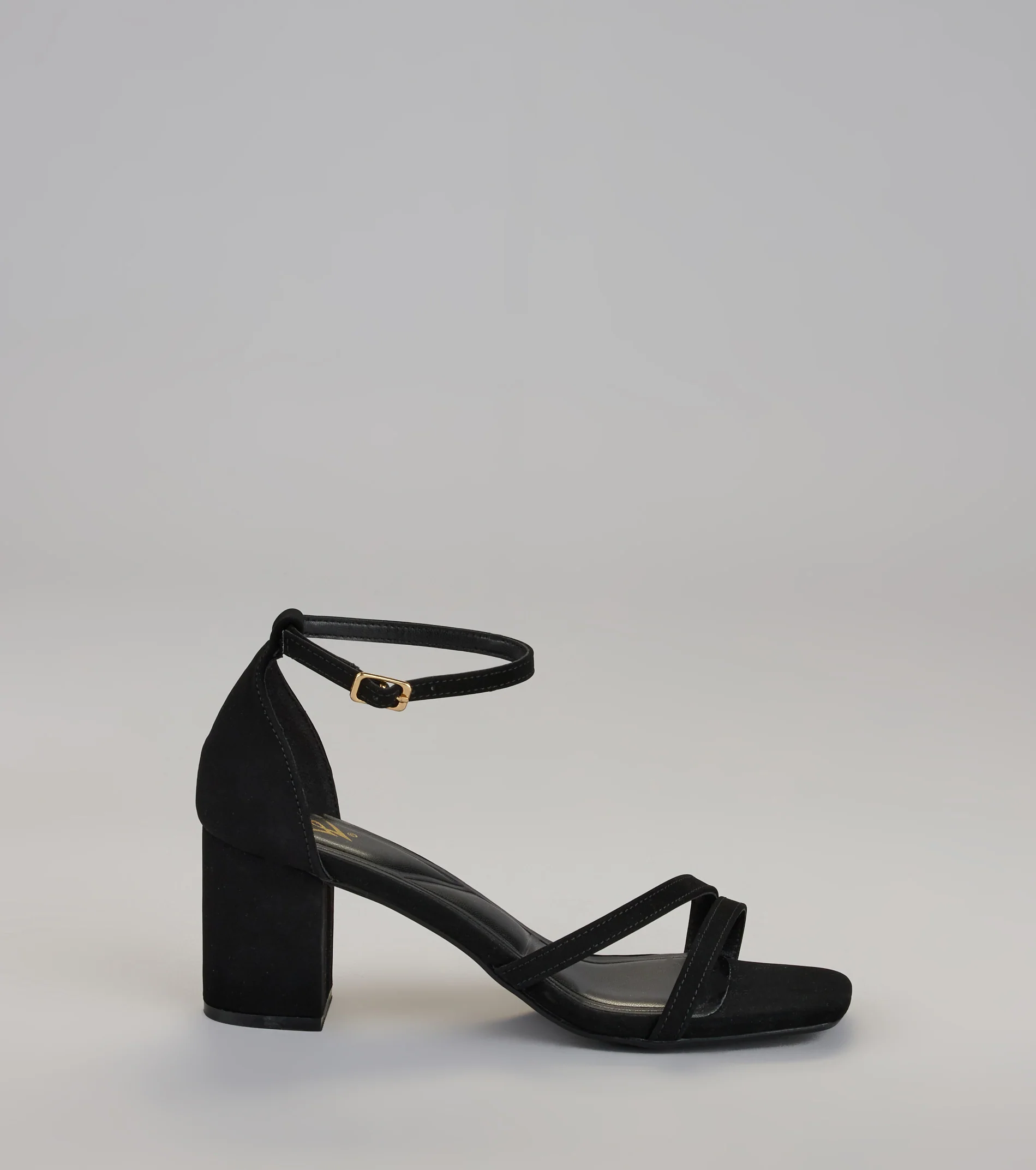 Chic Step Strappy Block Heels