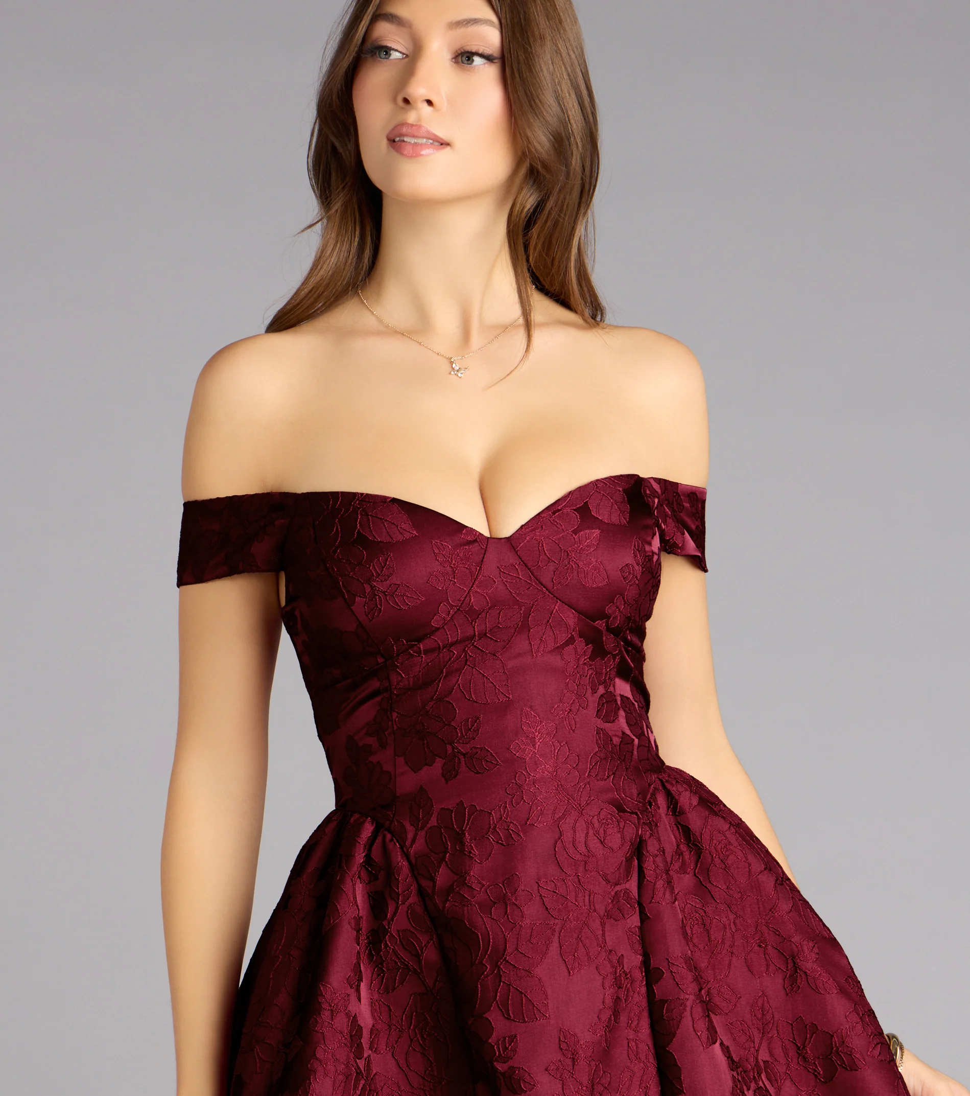 Winslow Off-The-Shoulder Skater Dress