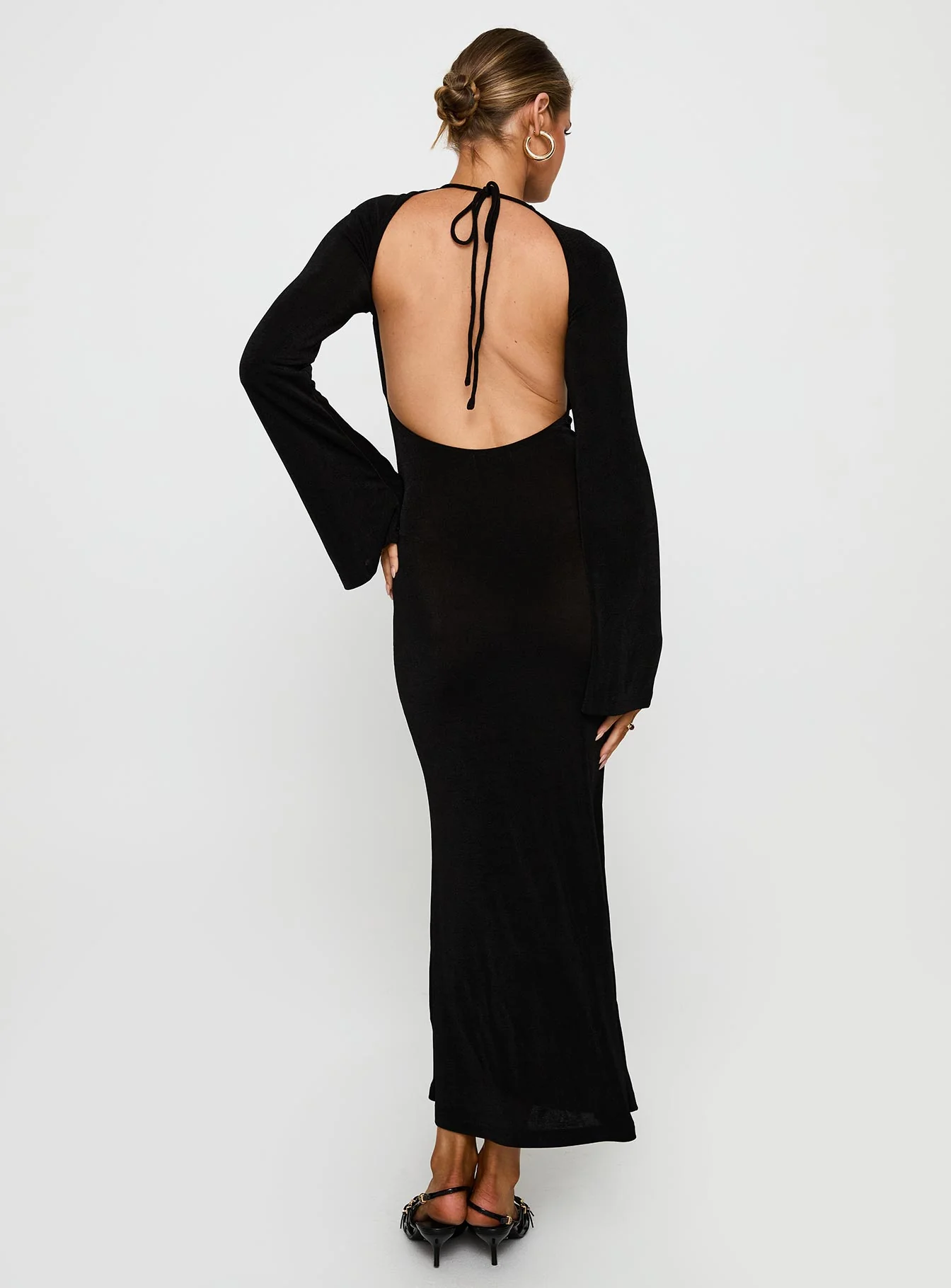 Amersham Long Sleeve Maxi Dress Black