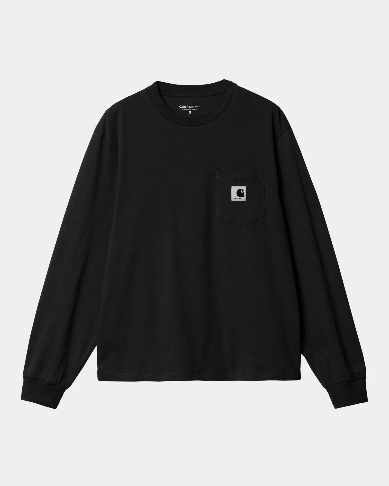 Women's Pocket Long Sleeve T-Shirt | Black