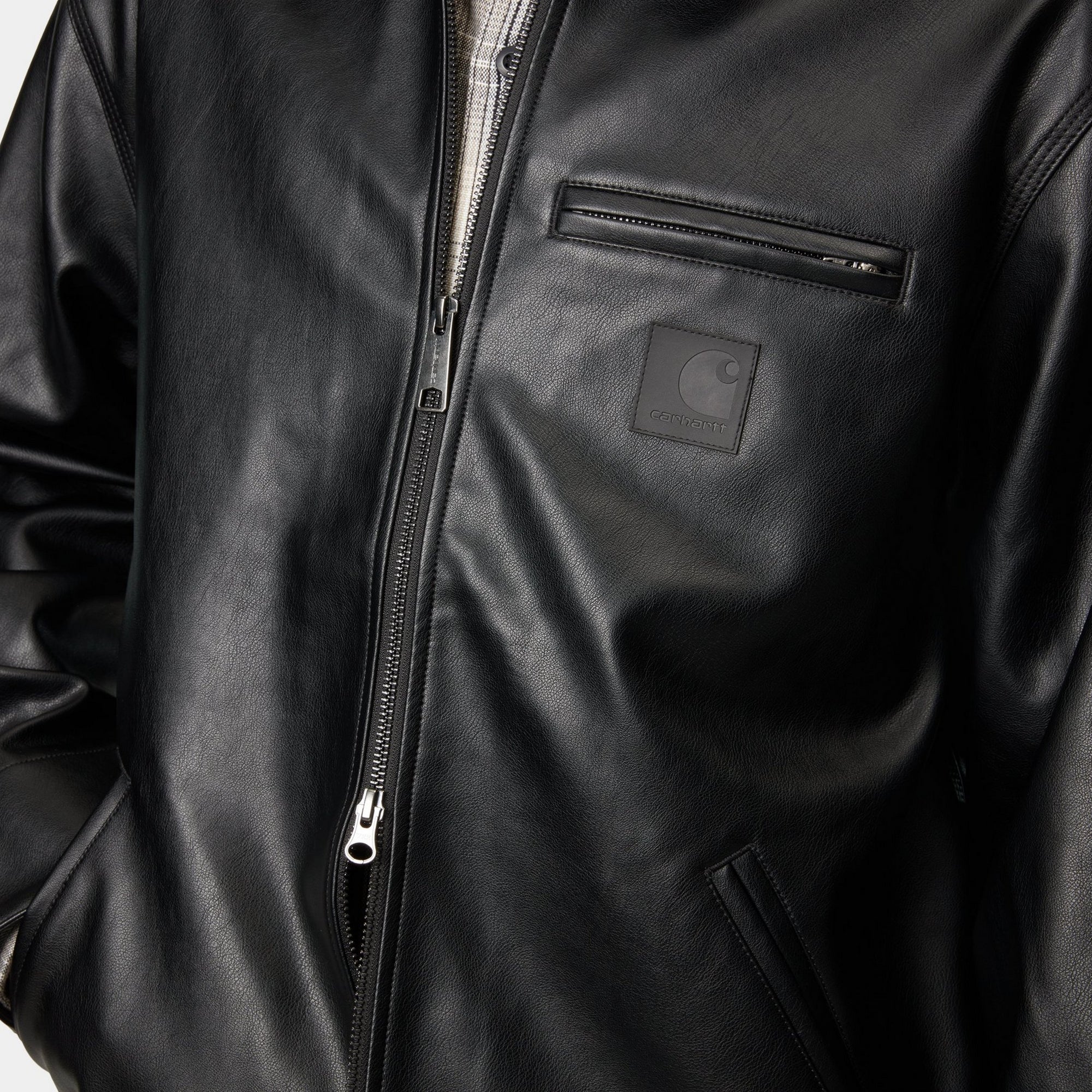 Detroit Jacket - PU Leather | Black