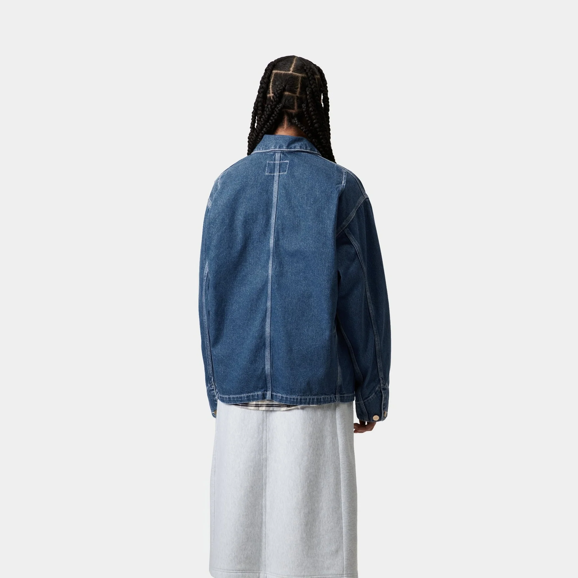 Women's OG Michigan Coat (Spring) - Denim | Blue (stone washed)
