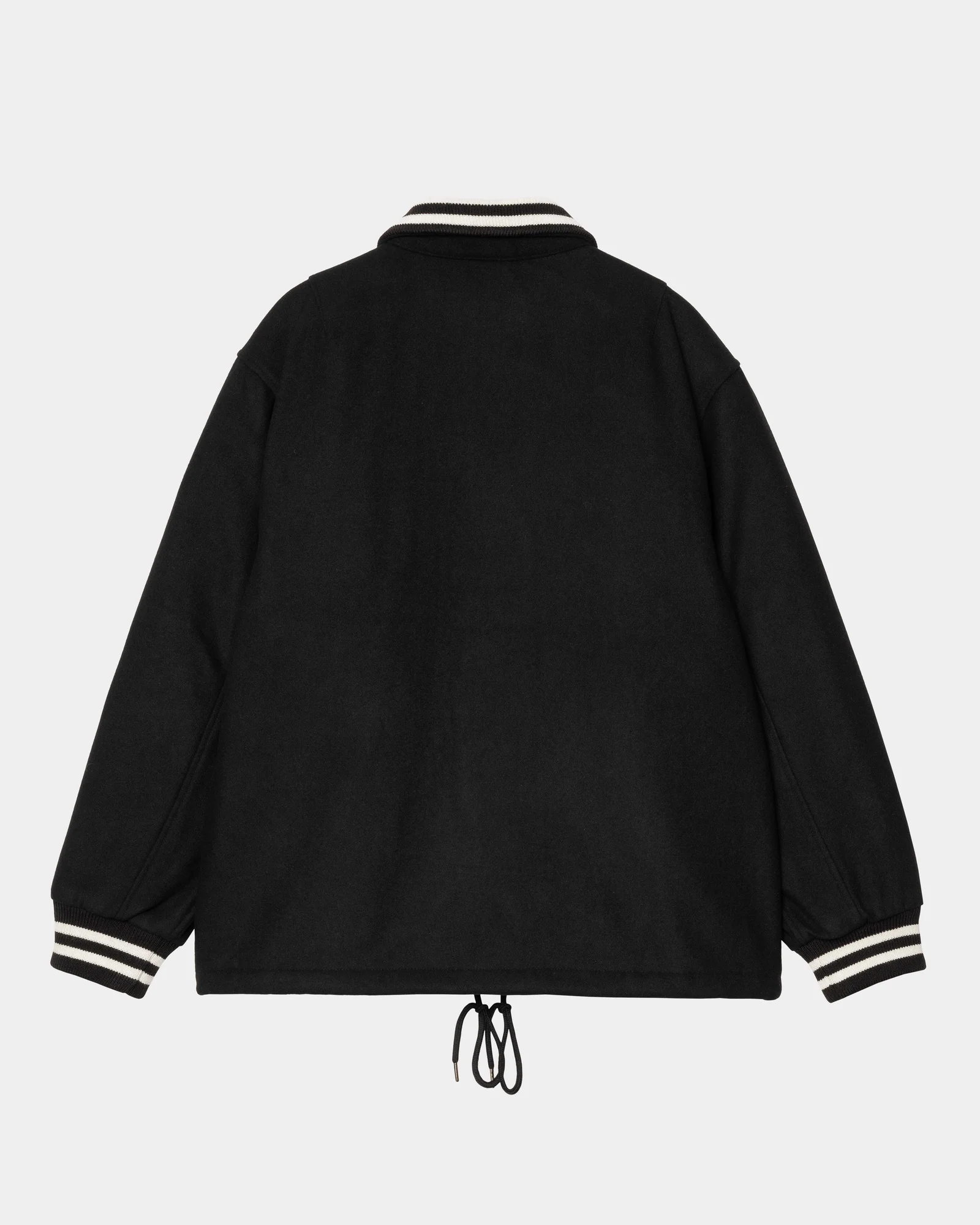 Wool Coach Jacket | Black / Wax