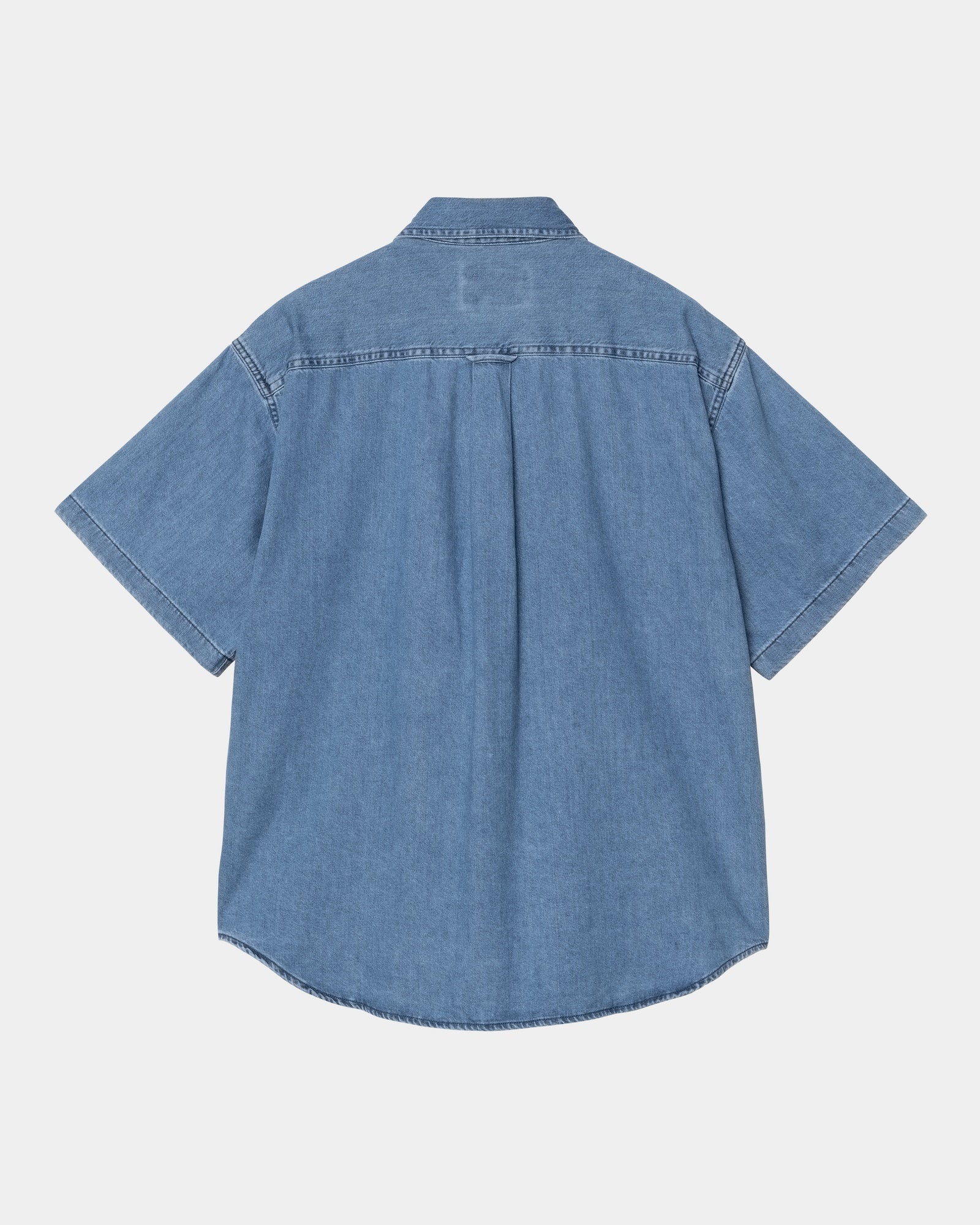 Lucas Short Sleeve Shirt | Blue (stone washed)
