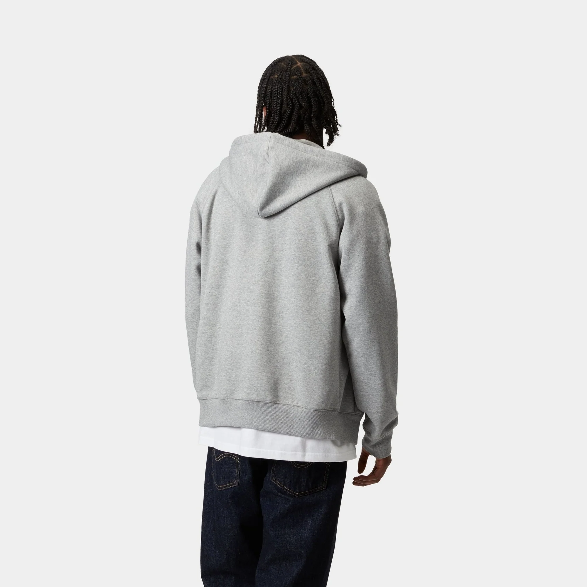 Hooded Chase Jacket | Grey Heather