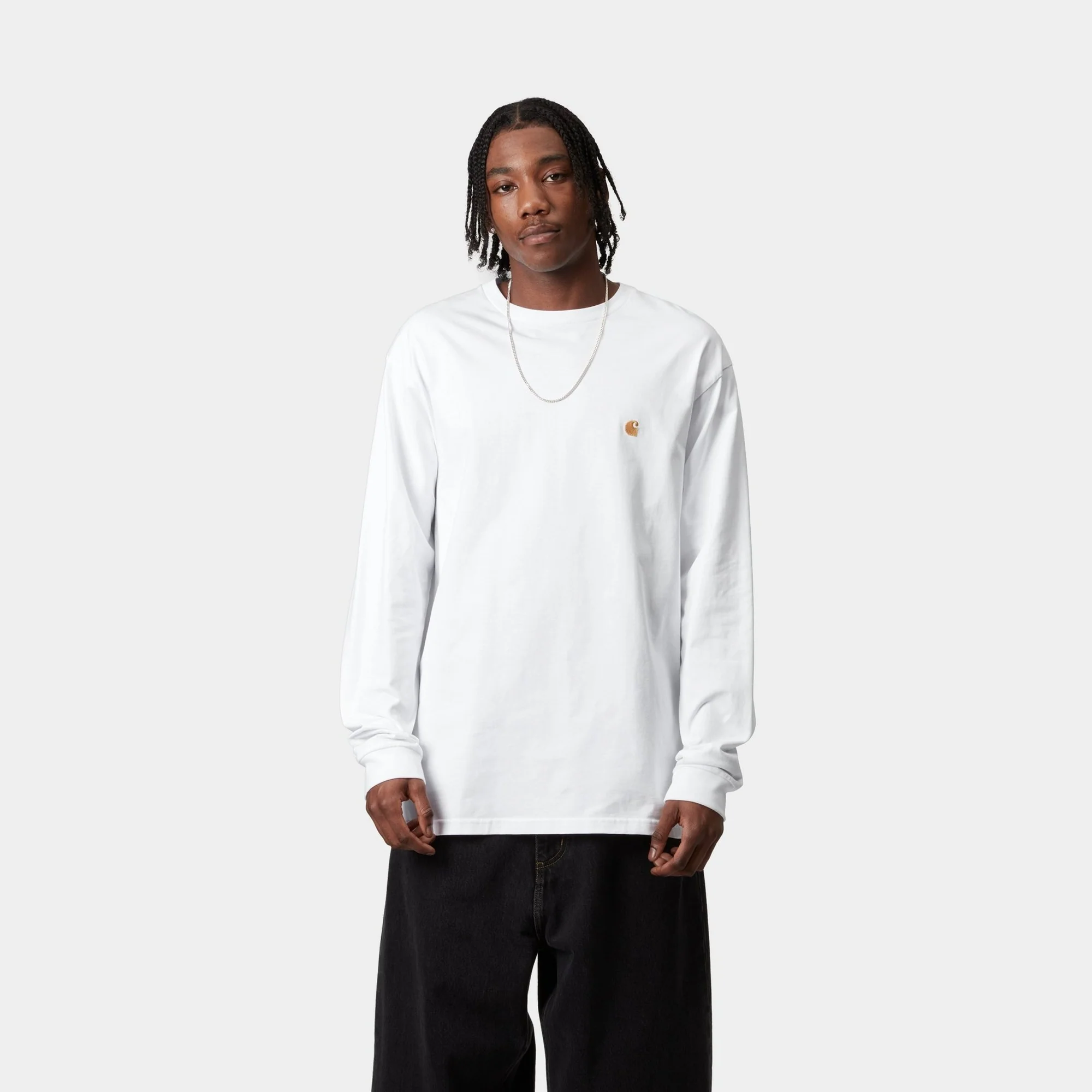 Chase Long Sleeve T-Shirt | White