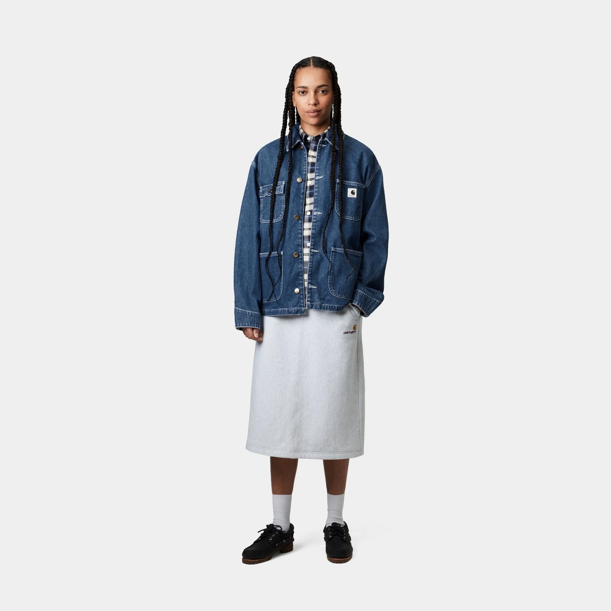 Women's OG Michigan Coat (Spring) - Denim | Blue (stone washed)