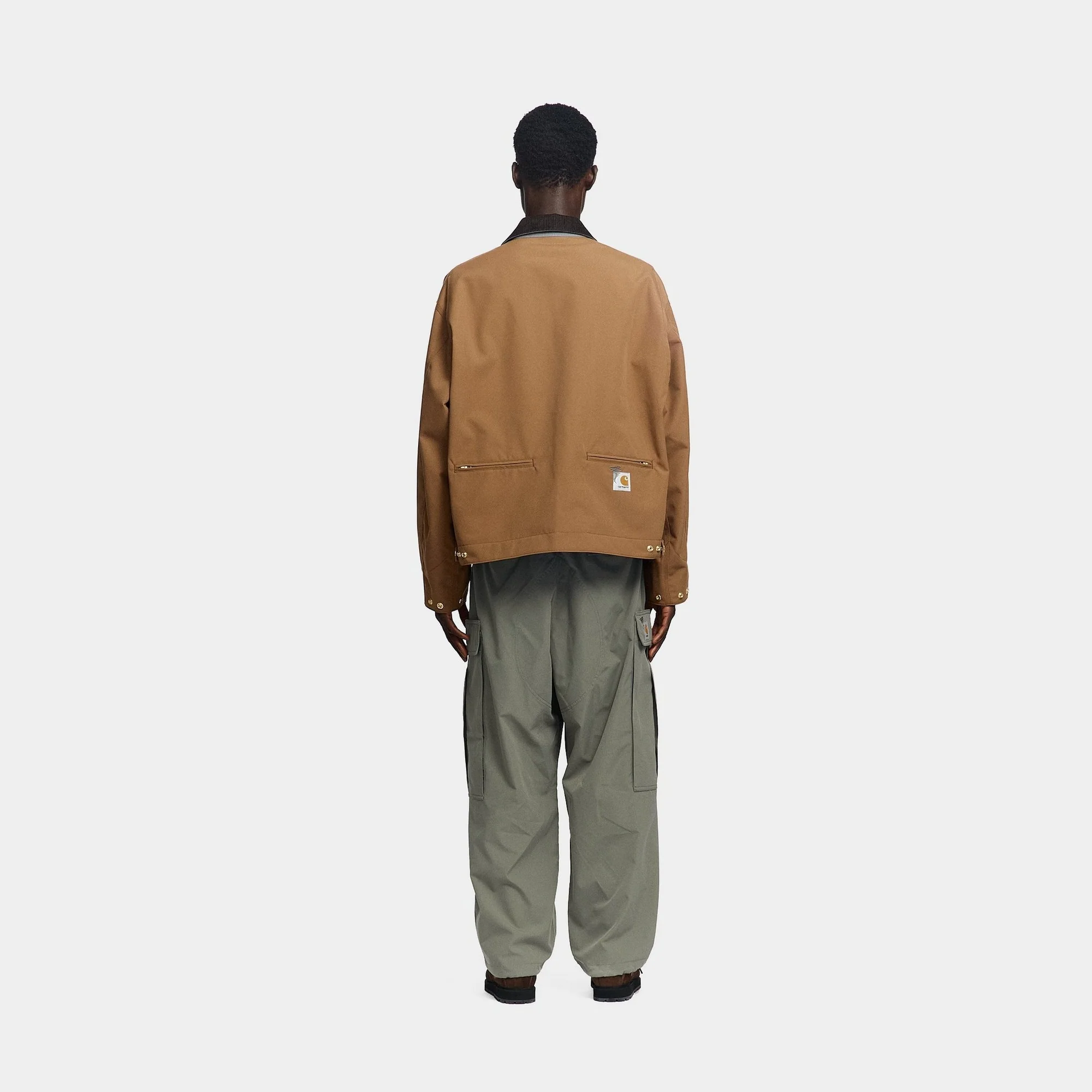 Carhartt WIP x INVINCIBLE Reversible Detroit Jacket Max | Hamilton Brown / Wolf Grey