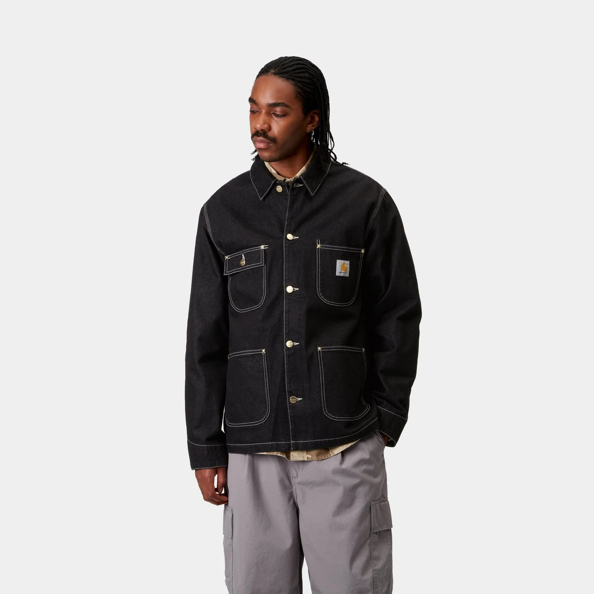 OG Chore Coat (Spring) - Denim | Black (one wash)
