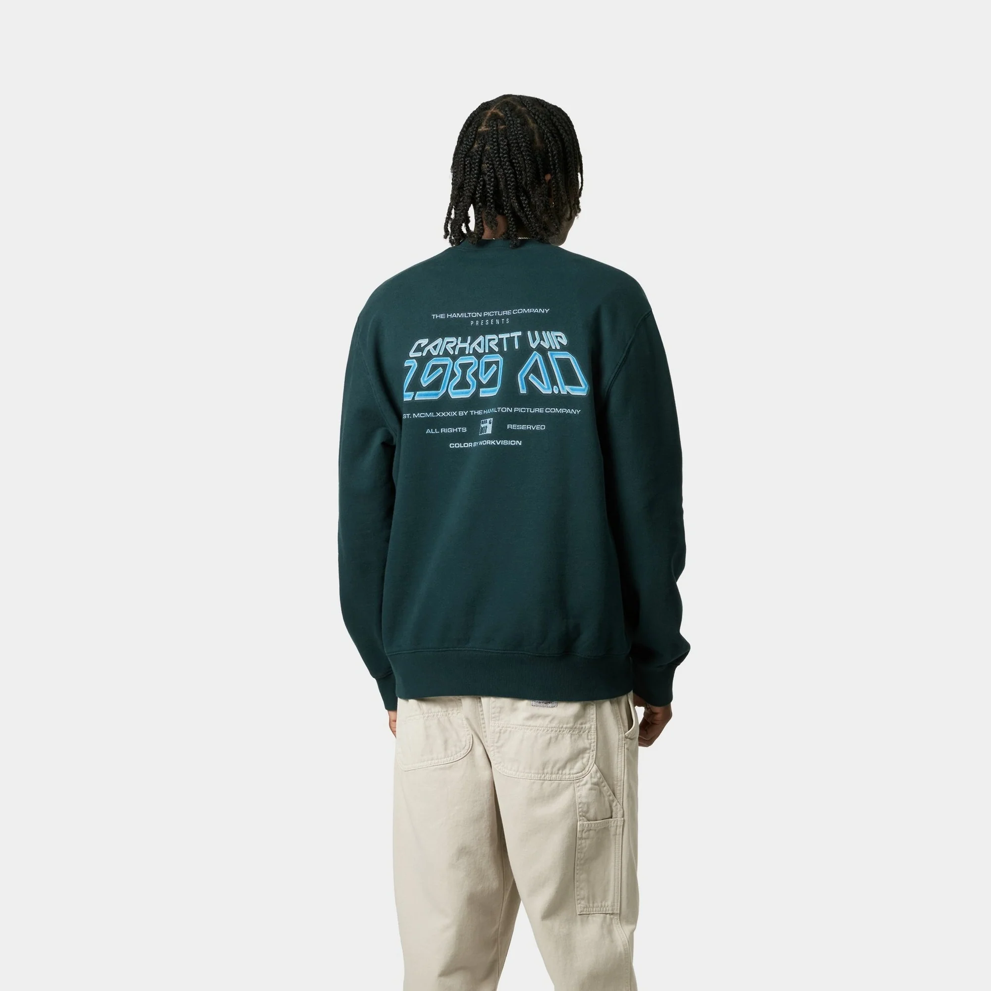 Greatest Flicks Sweatshirt | Deep Lagoon