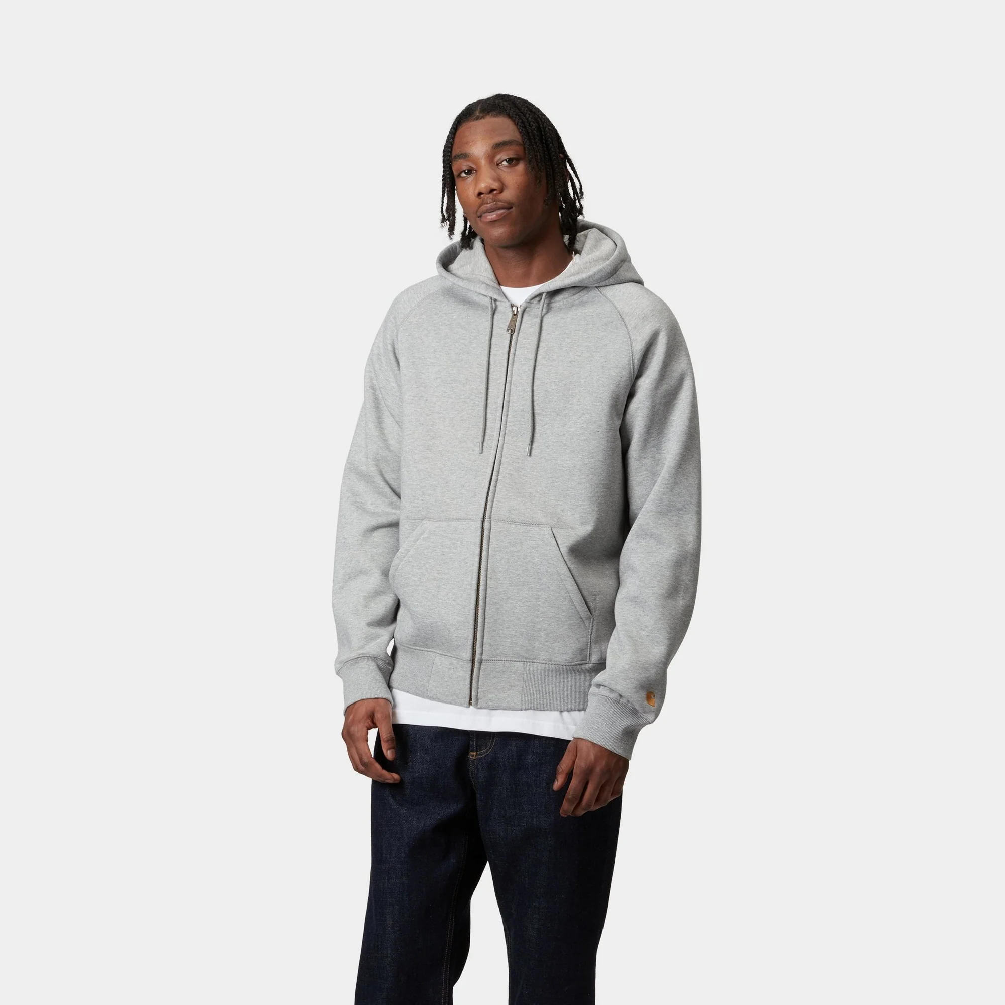 Hooded Chase Jacket | Grey Heather