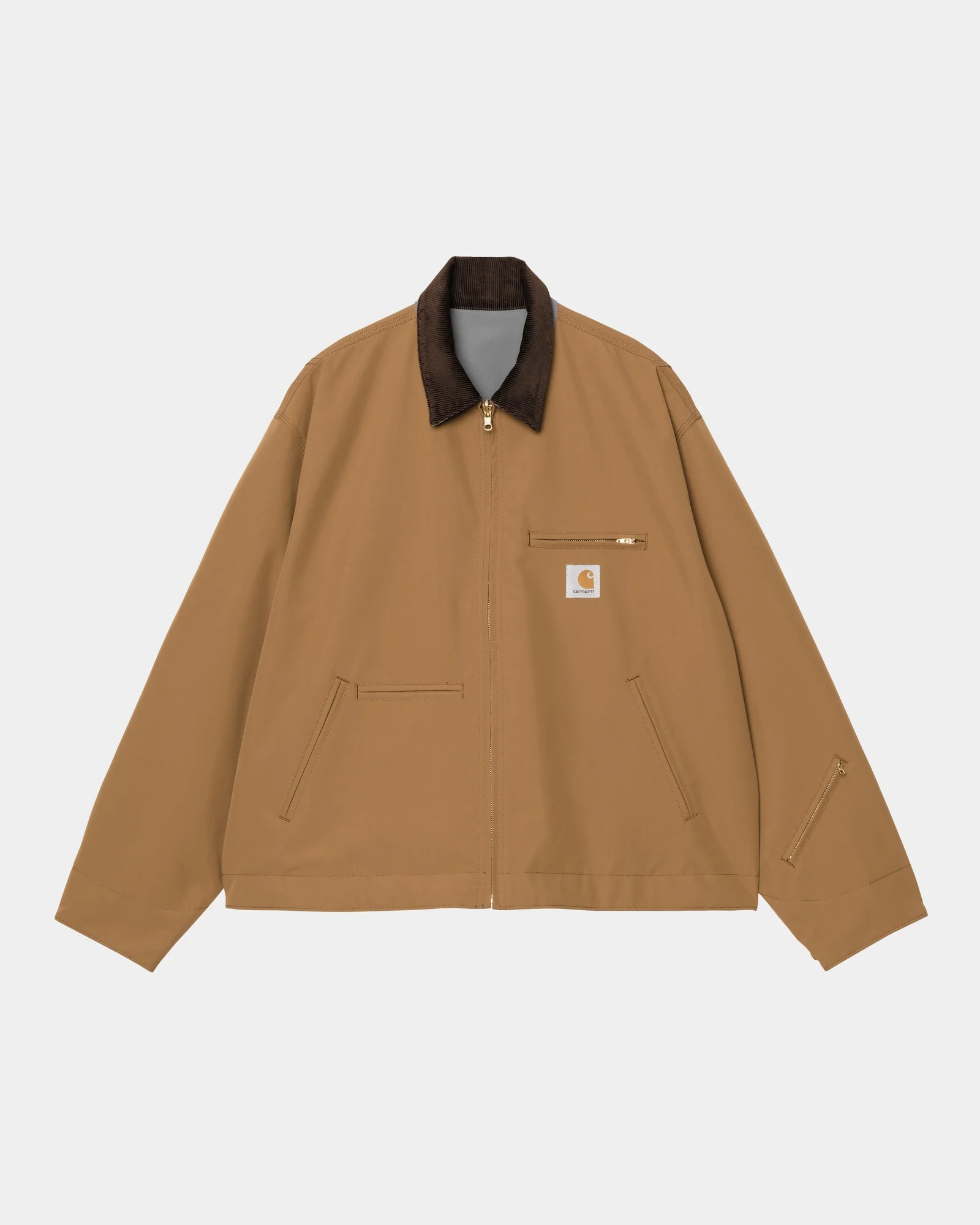 Carhartt WIP x INVINCIBLE Reversible Detroit Jacket Max | Hamilton Brown / Wolf Grey