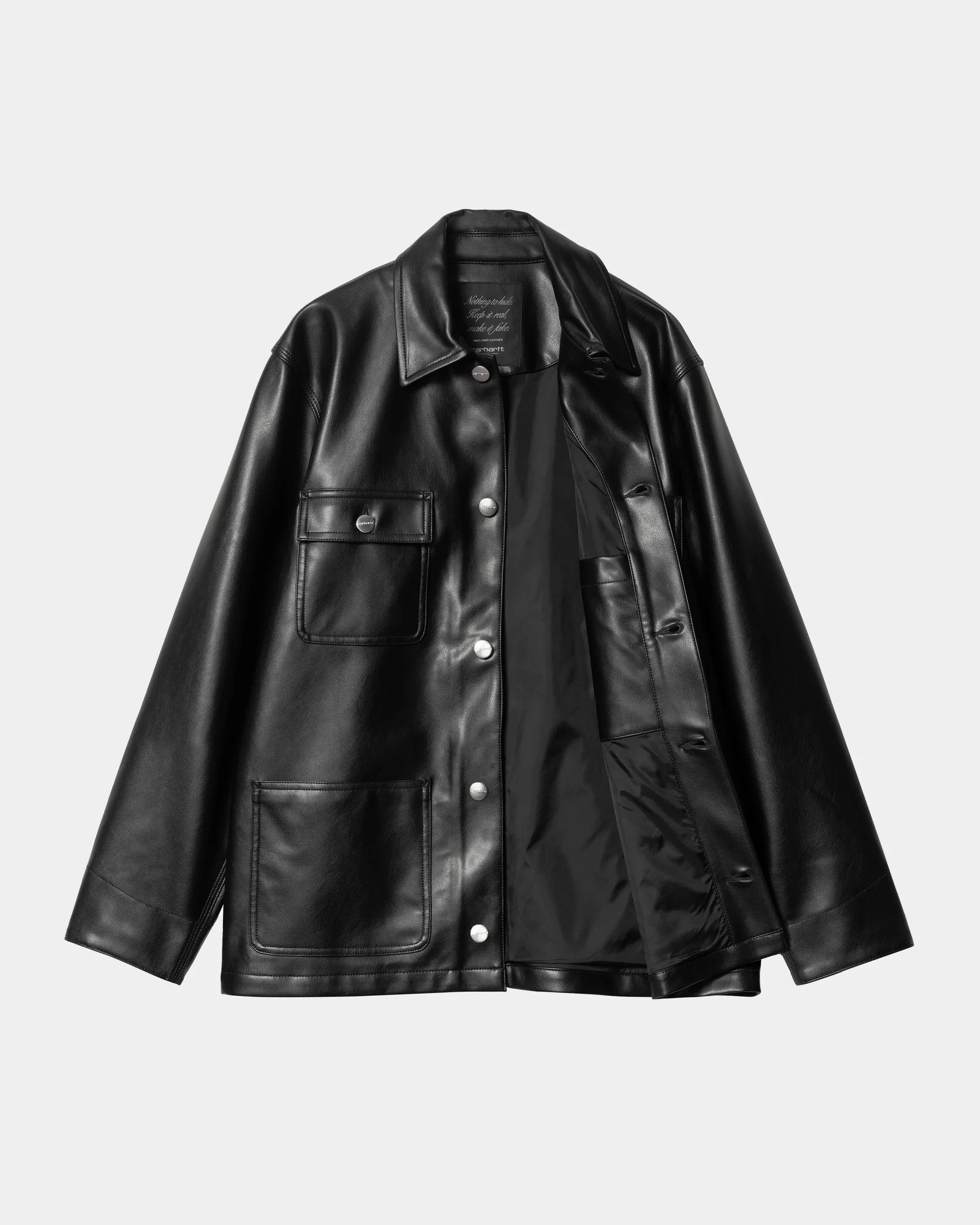 Women’s Michigan Jacket - PU Leather | Black