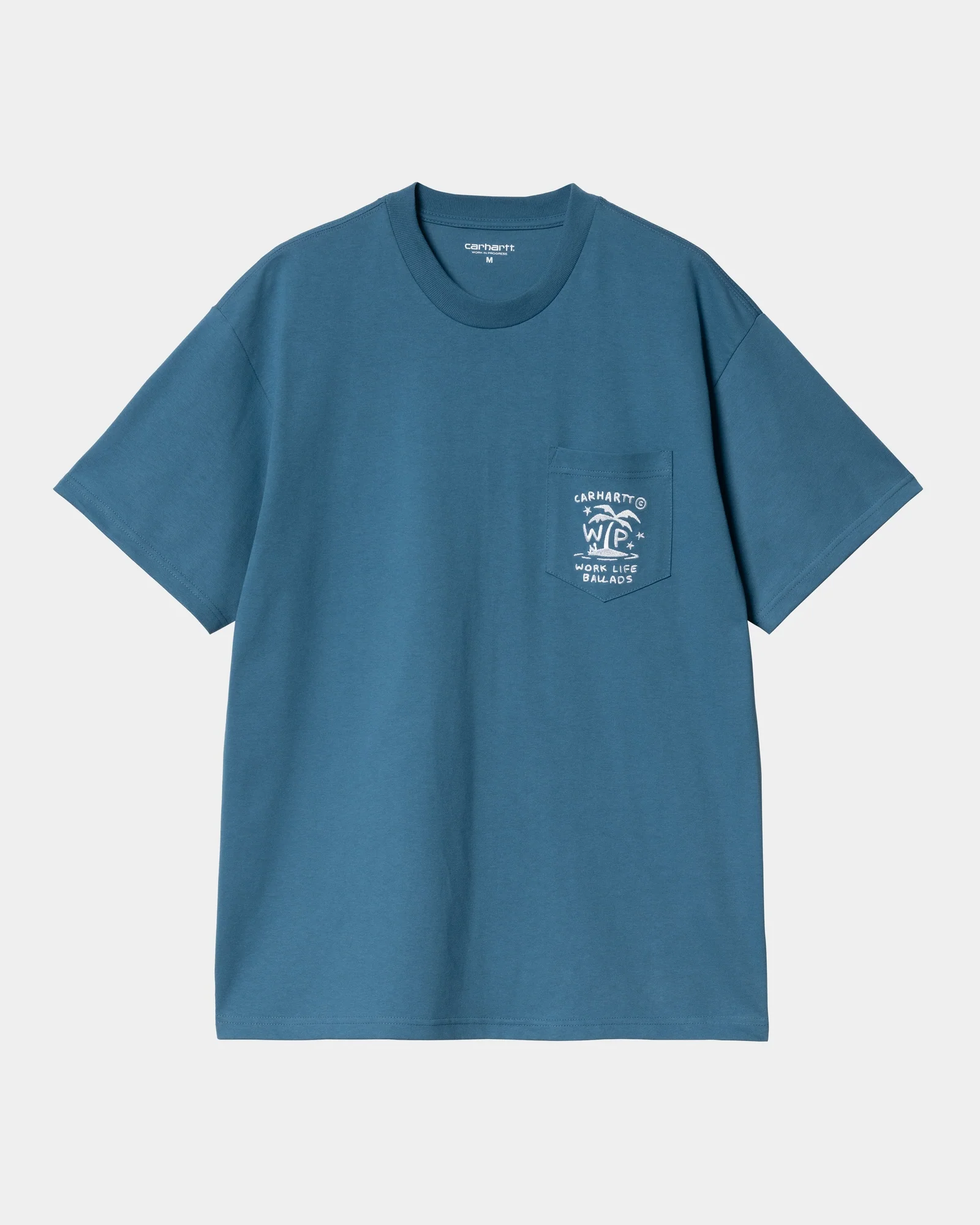 Fragments Pocket T-Shirt | Sodalite / White