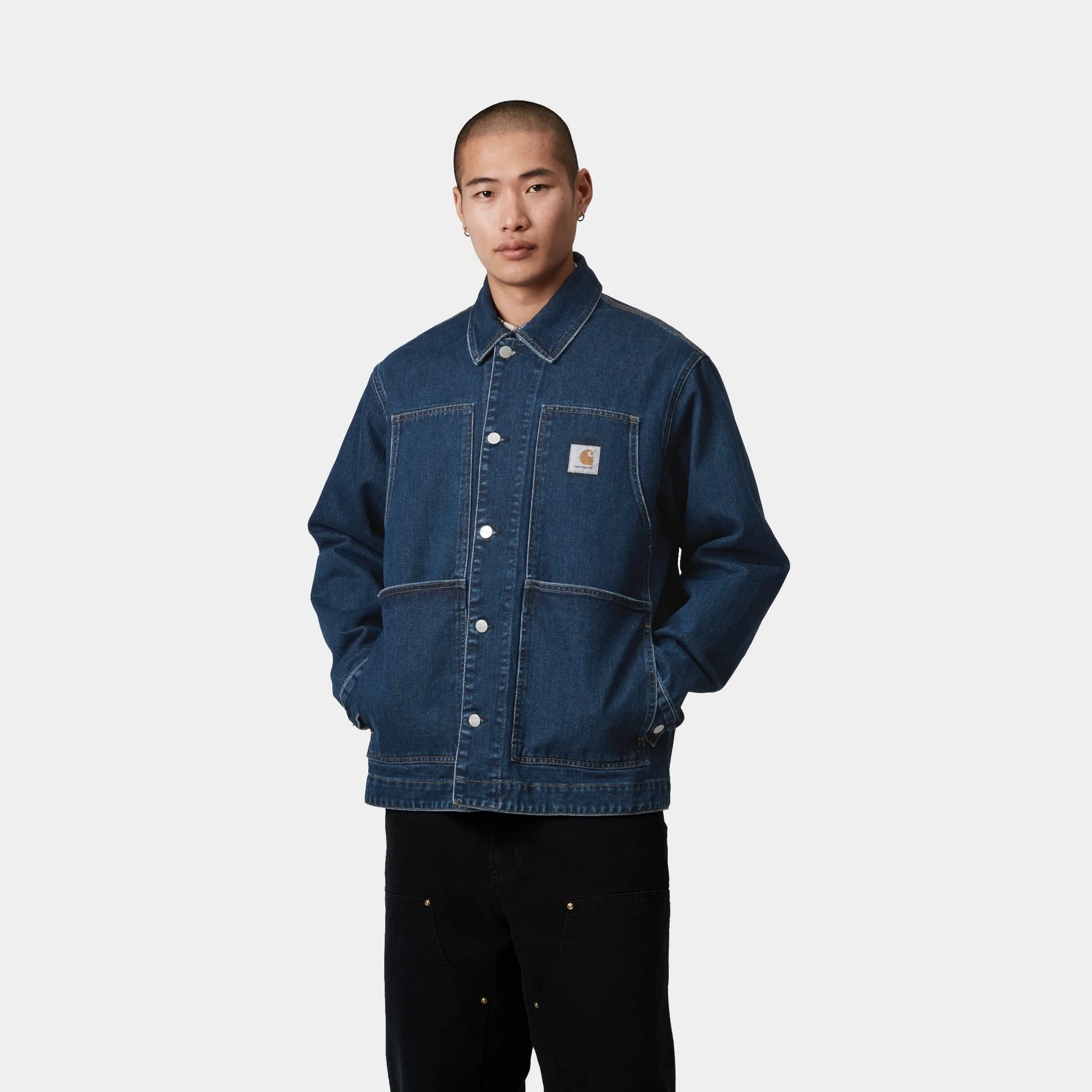 OG Double Front Jacket | Blue (stone washed)