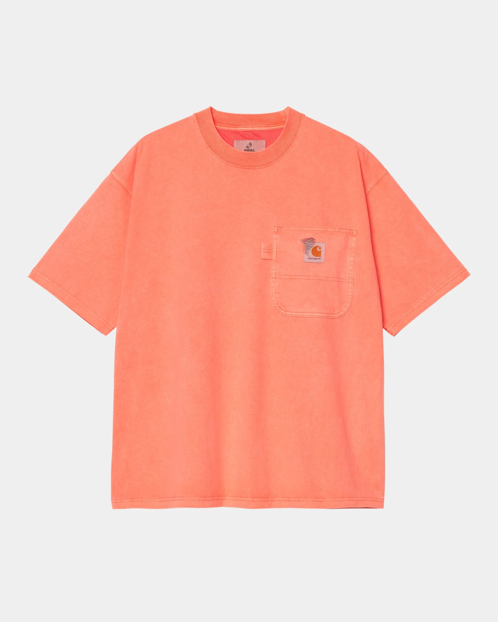Carhartt WIP x INVINCIBLE Pigment Dyed T-Shirt | Shrimp