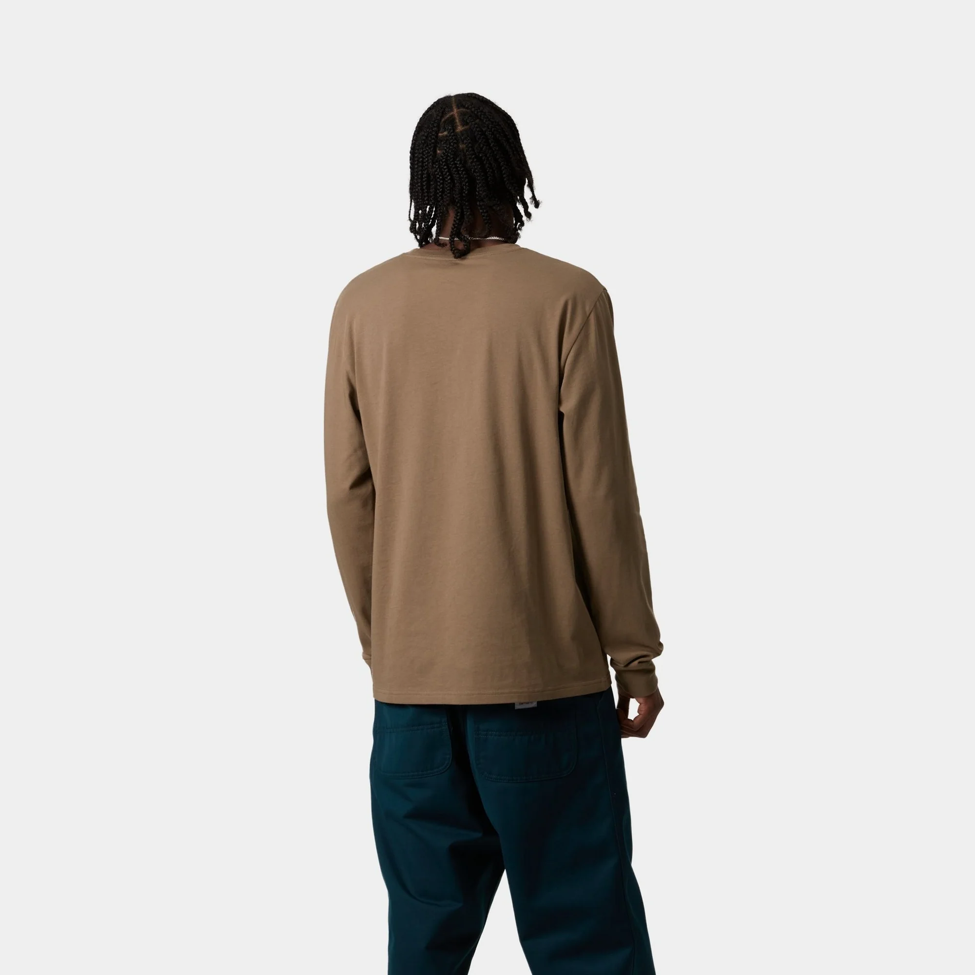 Long Sleeve Pocket T-Shirt | Coconut